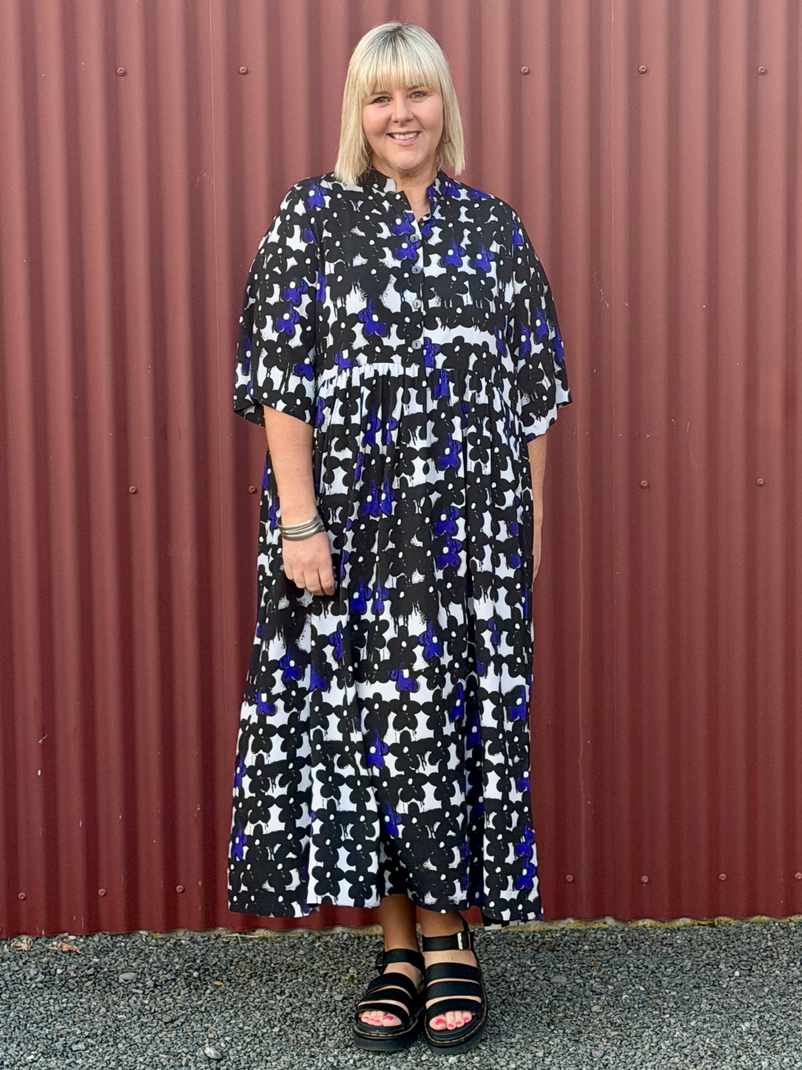 Brylee Dress -Daisy Graffitti