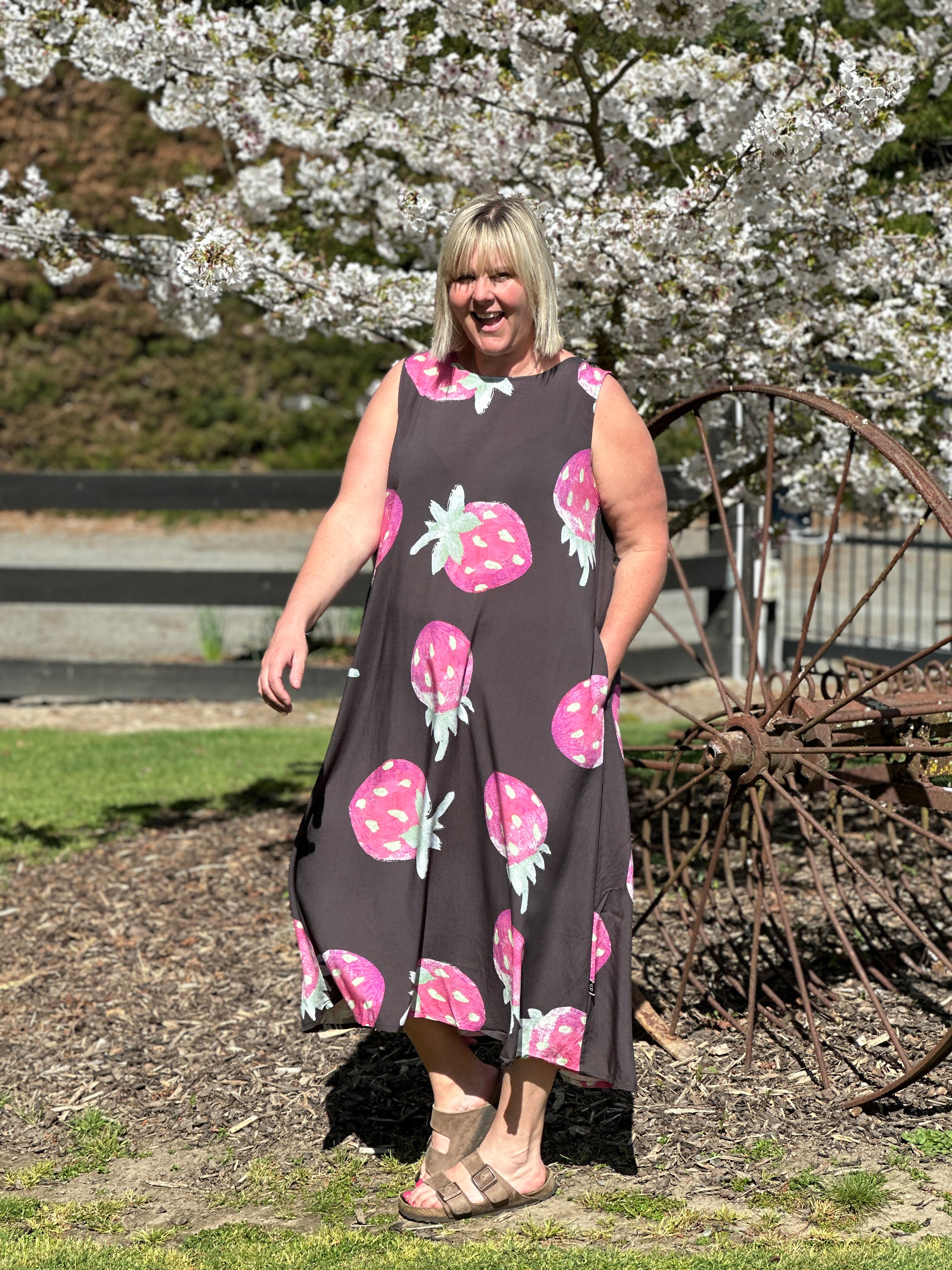 Tasmin Dress -Strawberry Fields