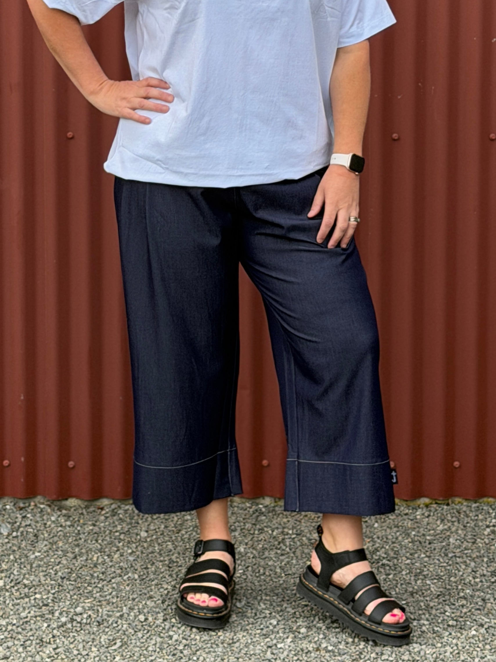 Capri Pants -Soft Denim
