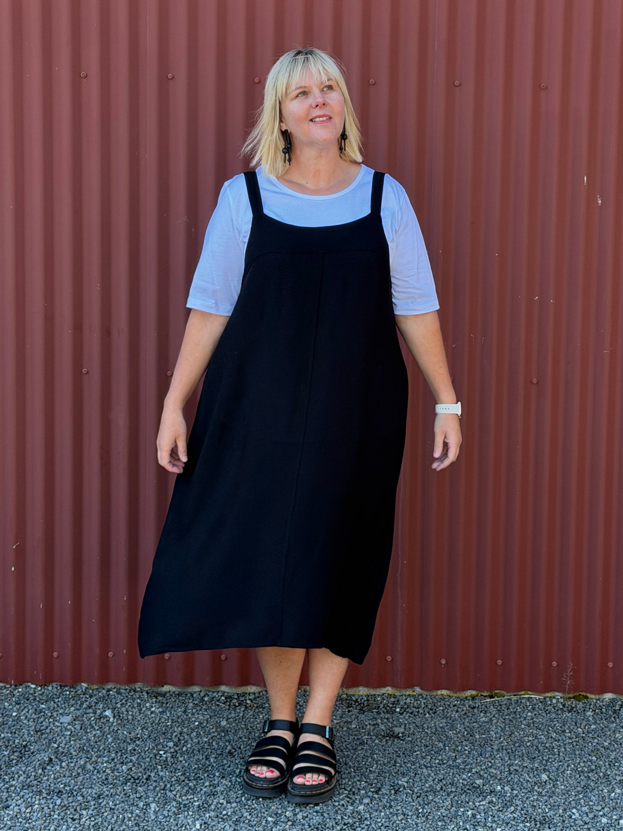 Chloe Viscose Pinafore