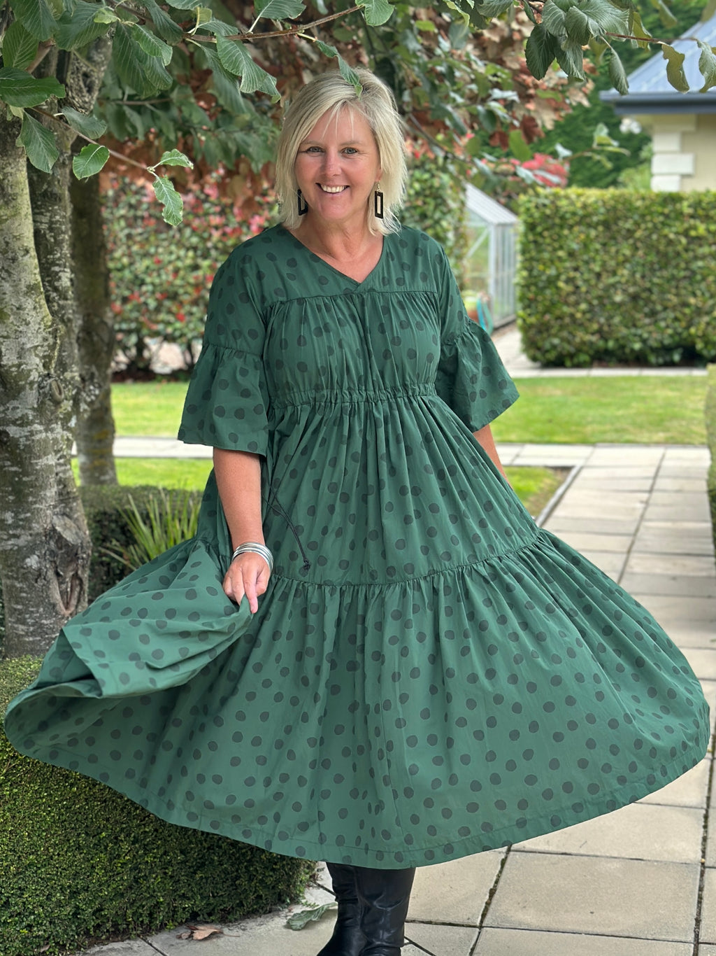 Premium Dress Green Spot
