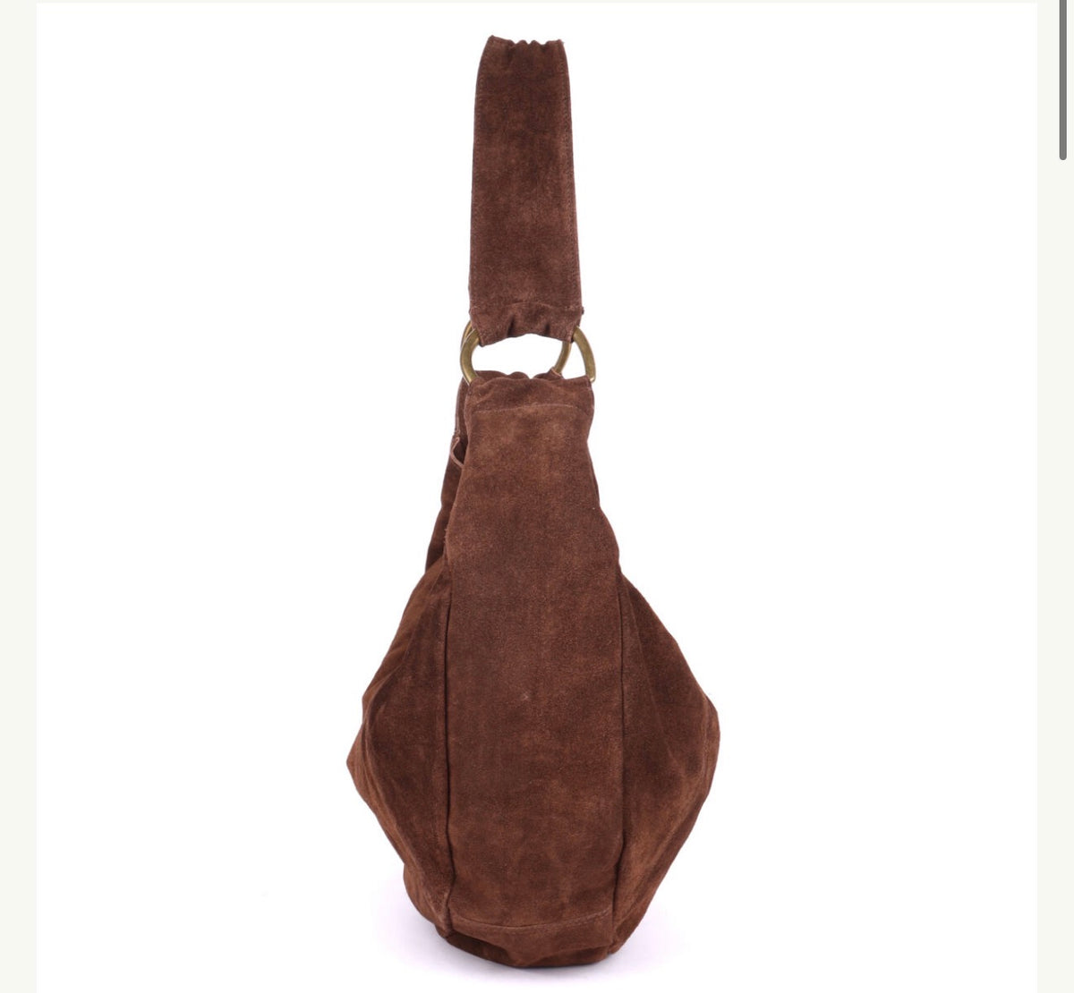 CYNTHIA suede Chocolate Bag