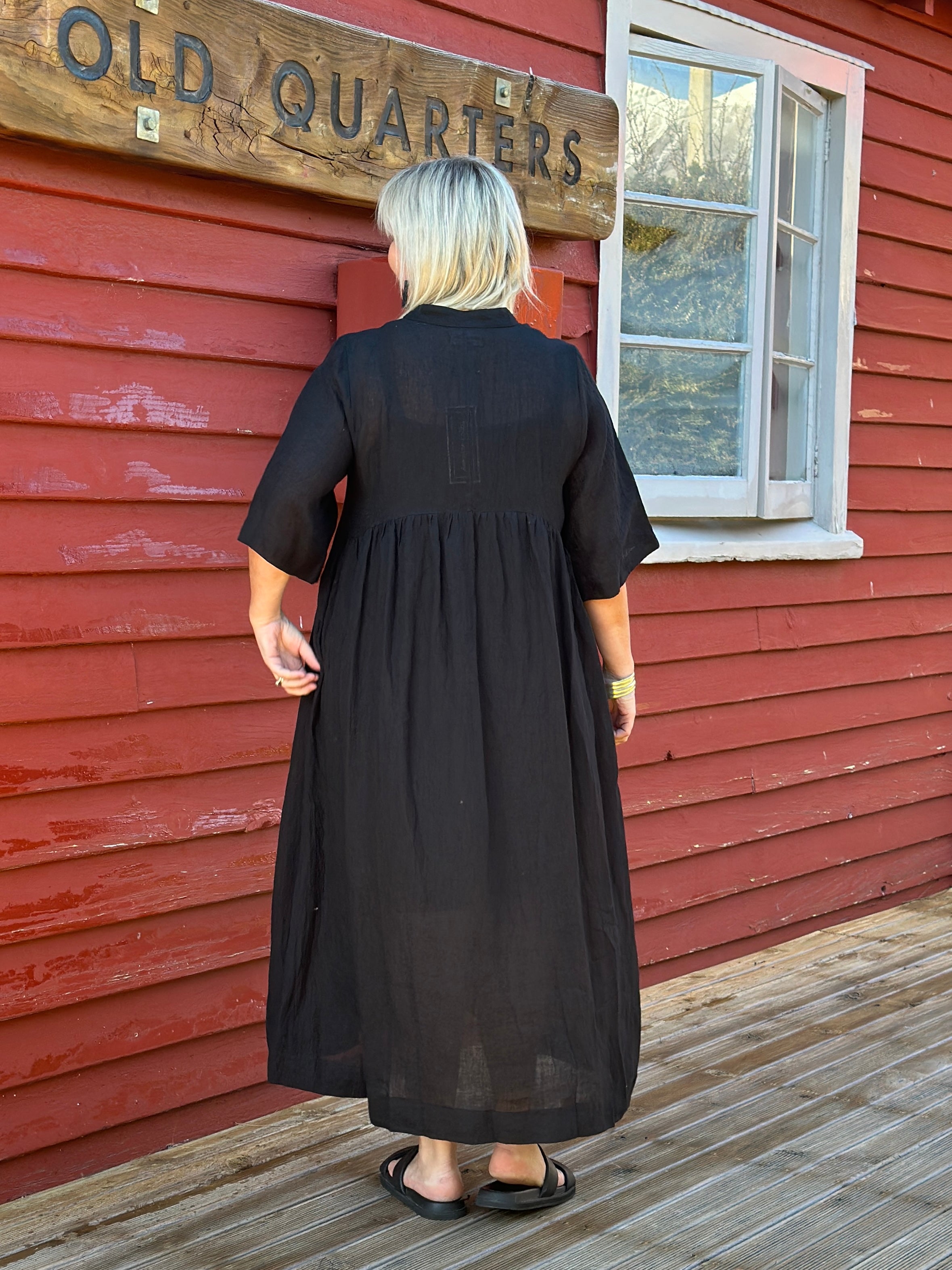 Brylee Dress - Black Flax