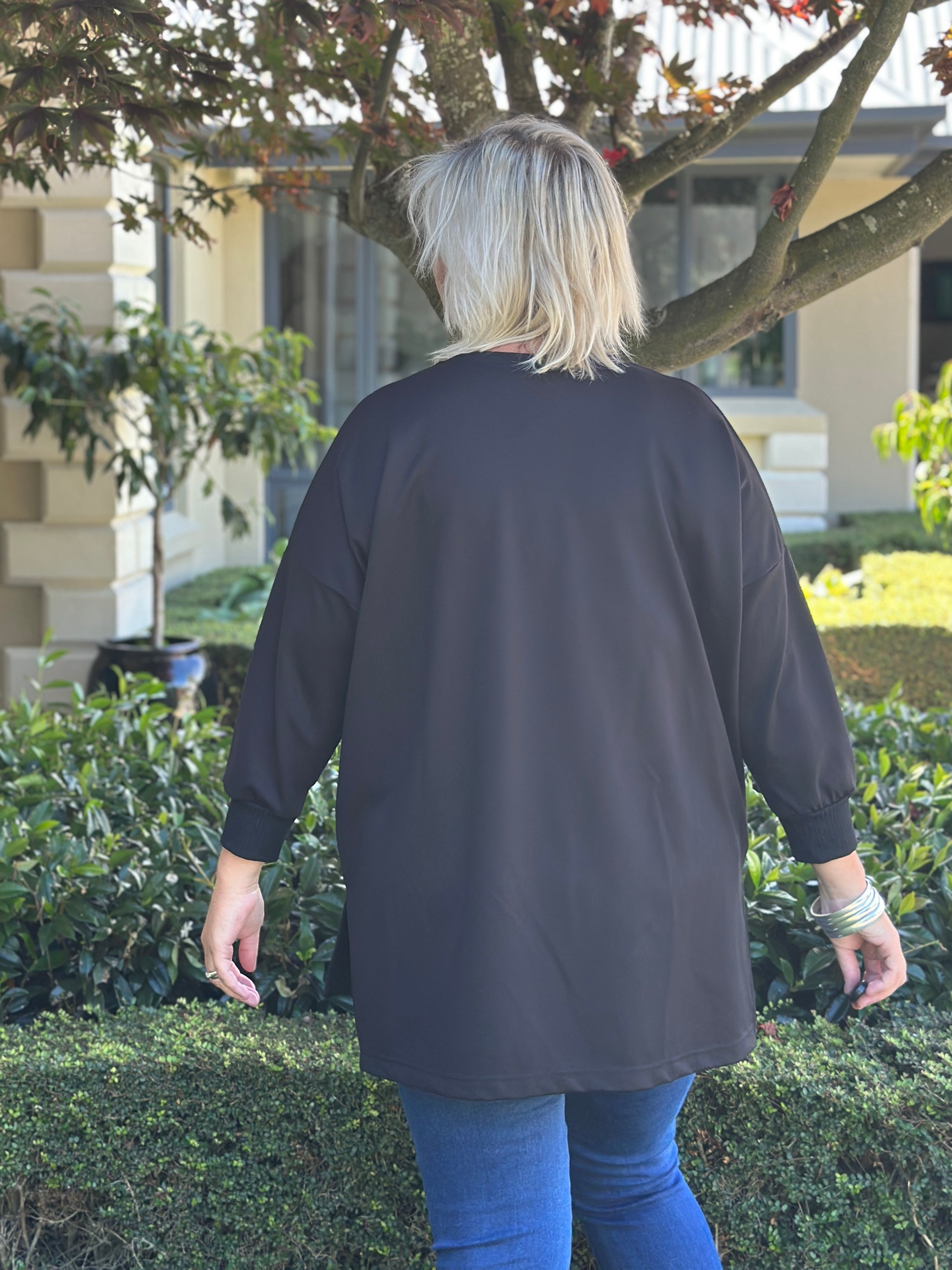 Bulls Eye Top -Sweatshirt