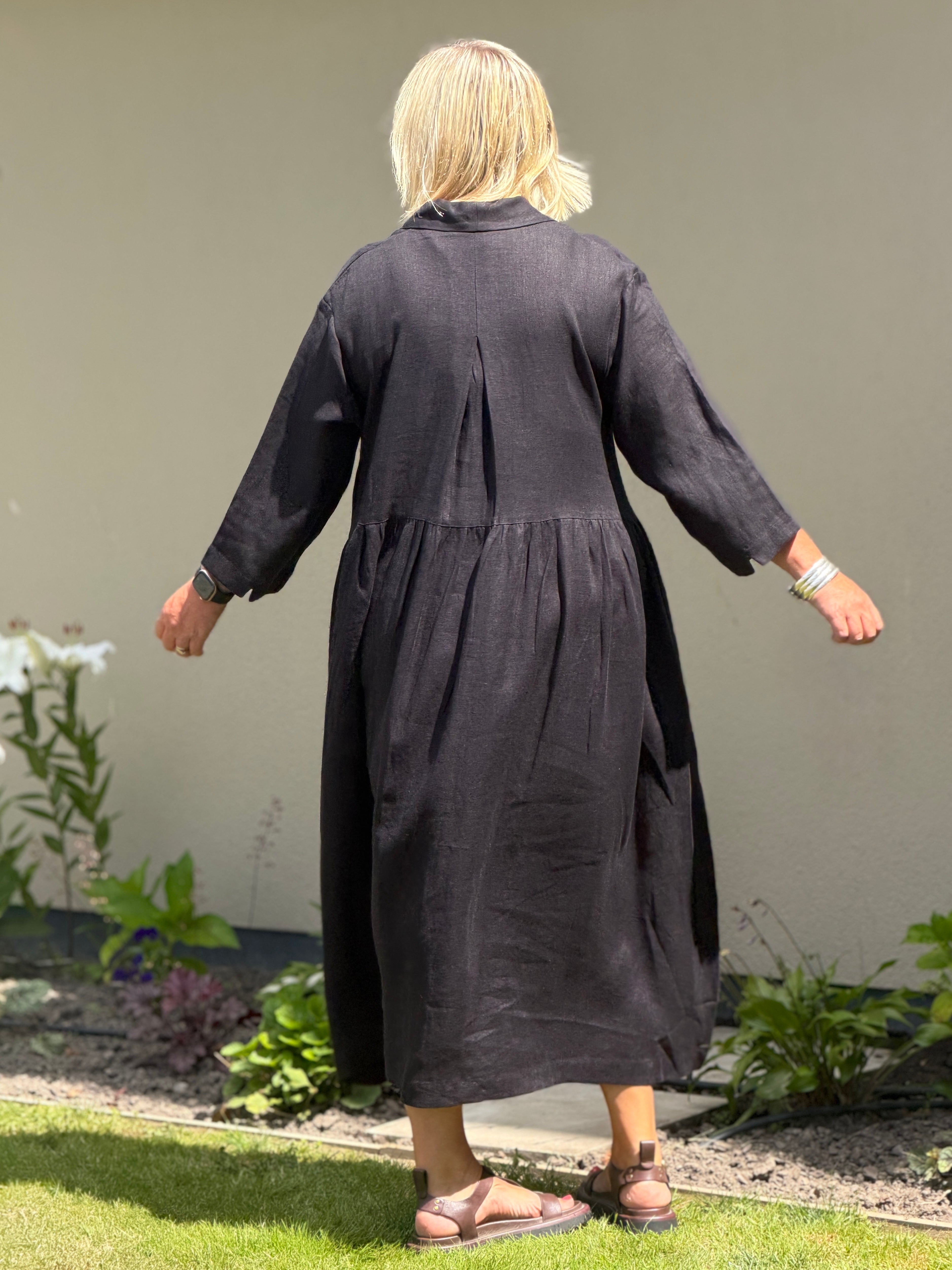 Dobson Dress/Coat -Black