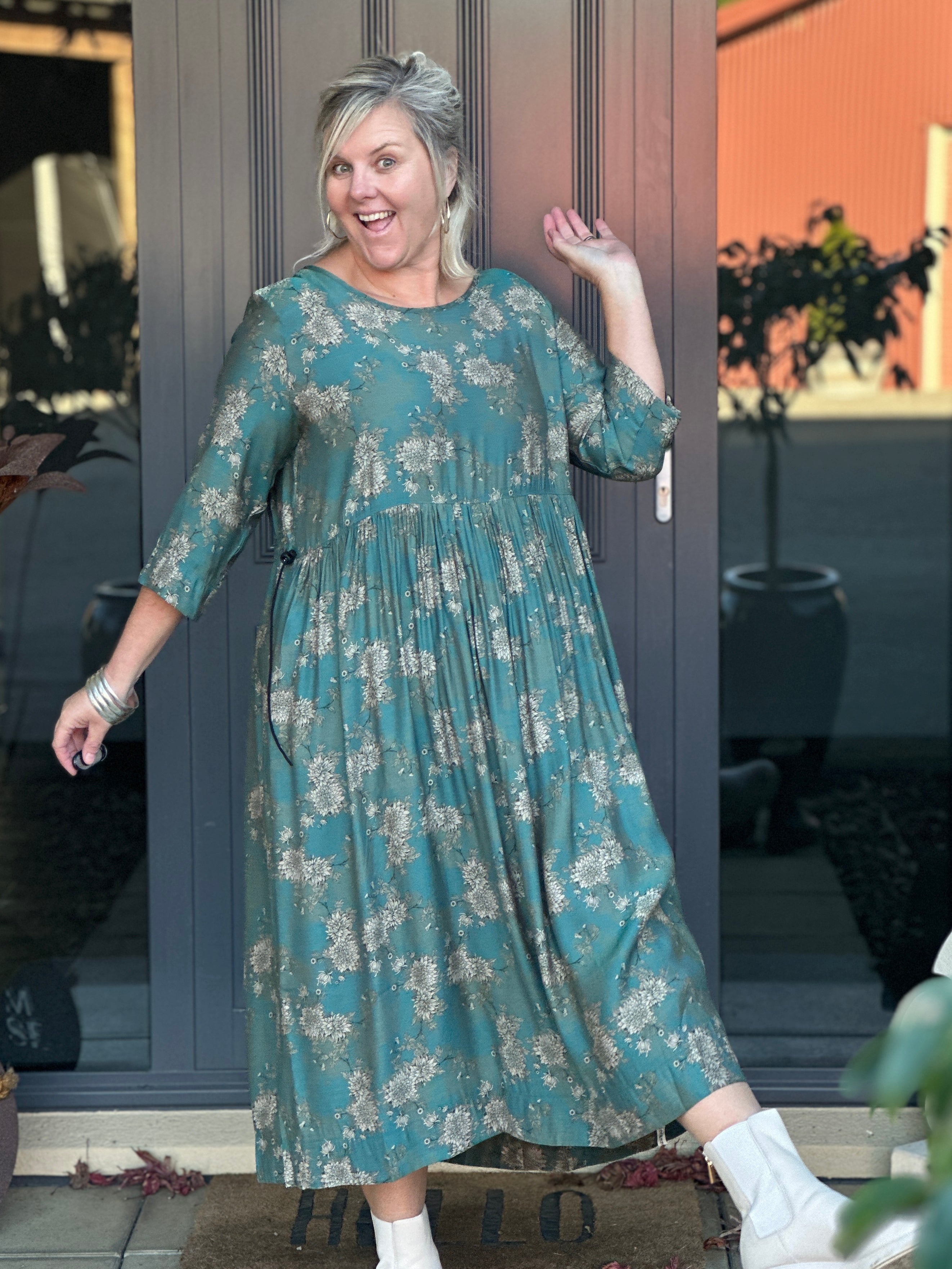 Tarbana Dress -Japanese Mint