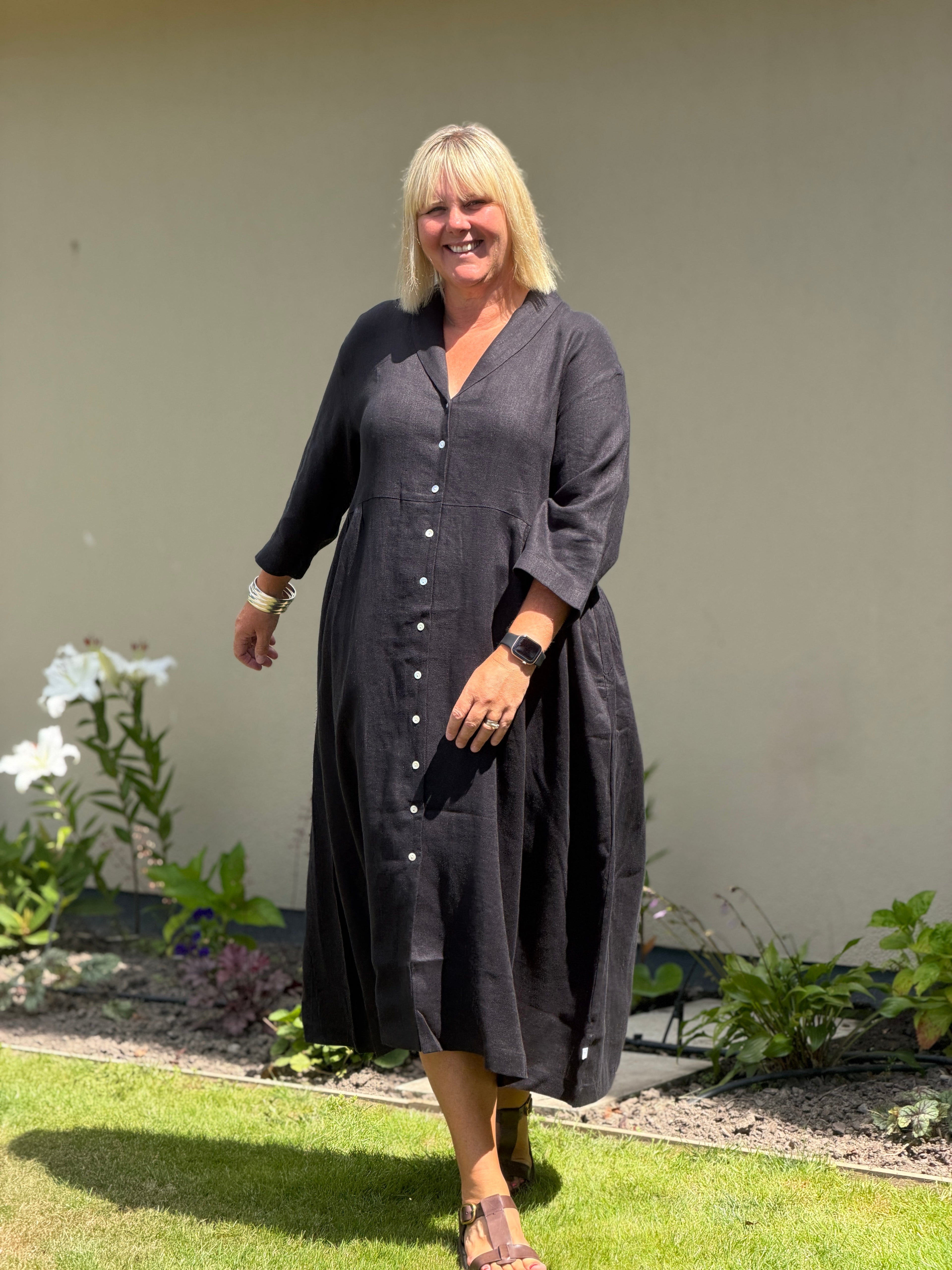 Dobson Dress/Coat -Black