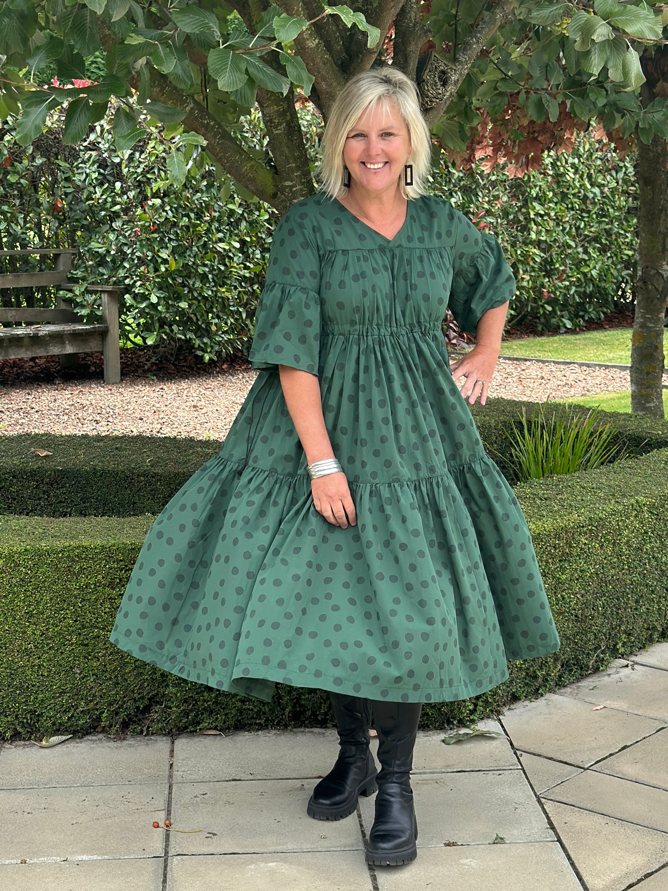 Premium Dress Green Spot