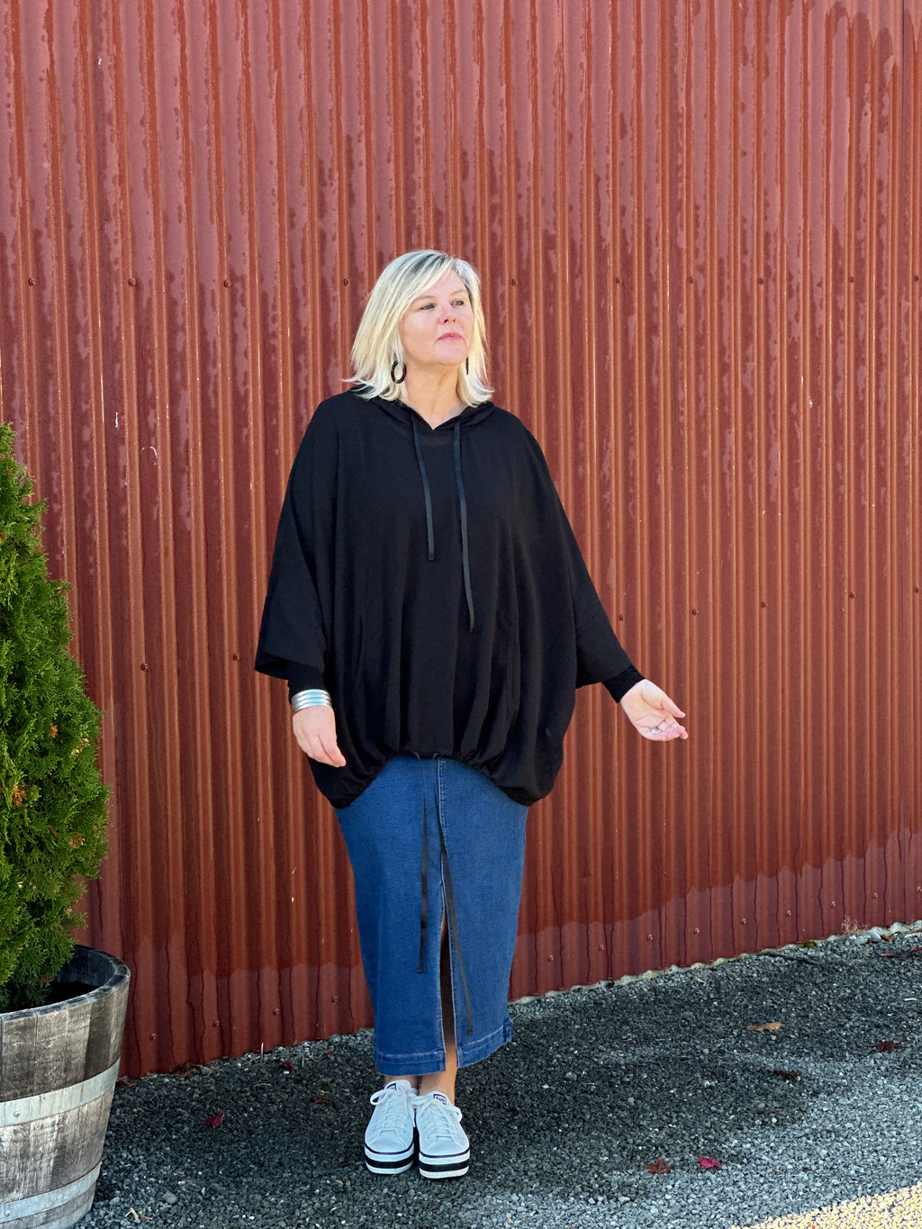 Chiffon Hoodie