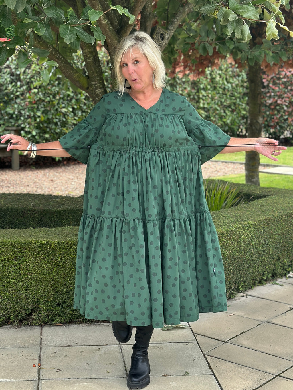 Premium Dress Green Spot