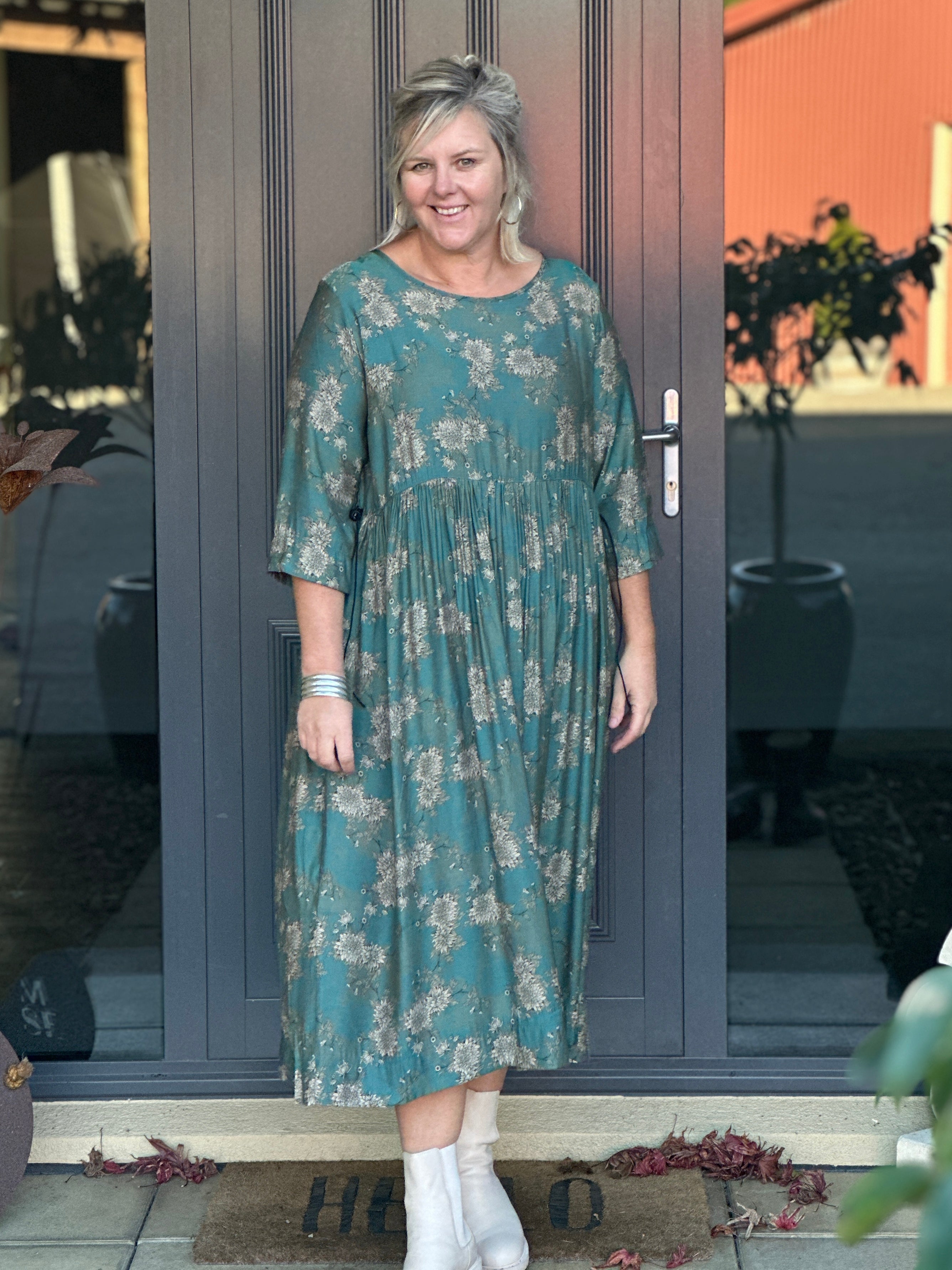 Tarbana Dress -Japanese Mint