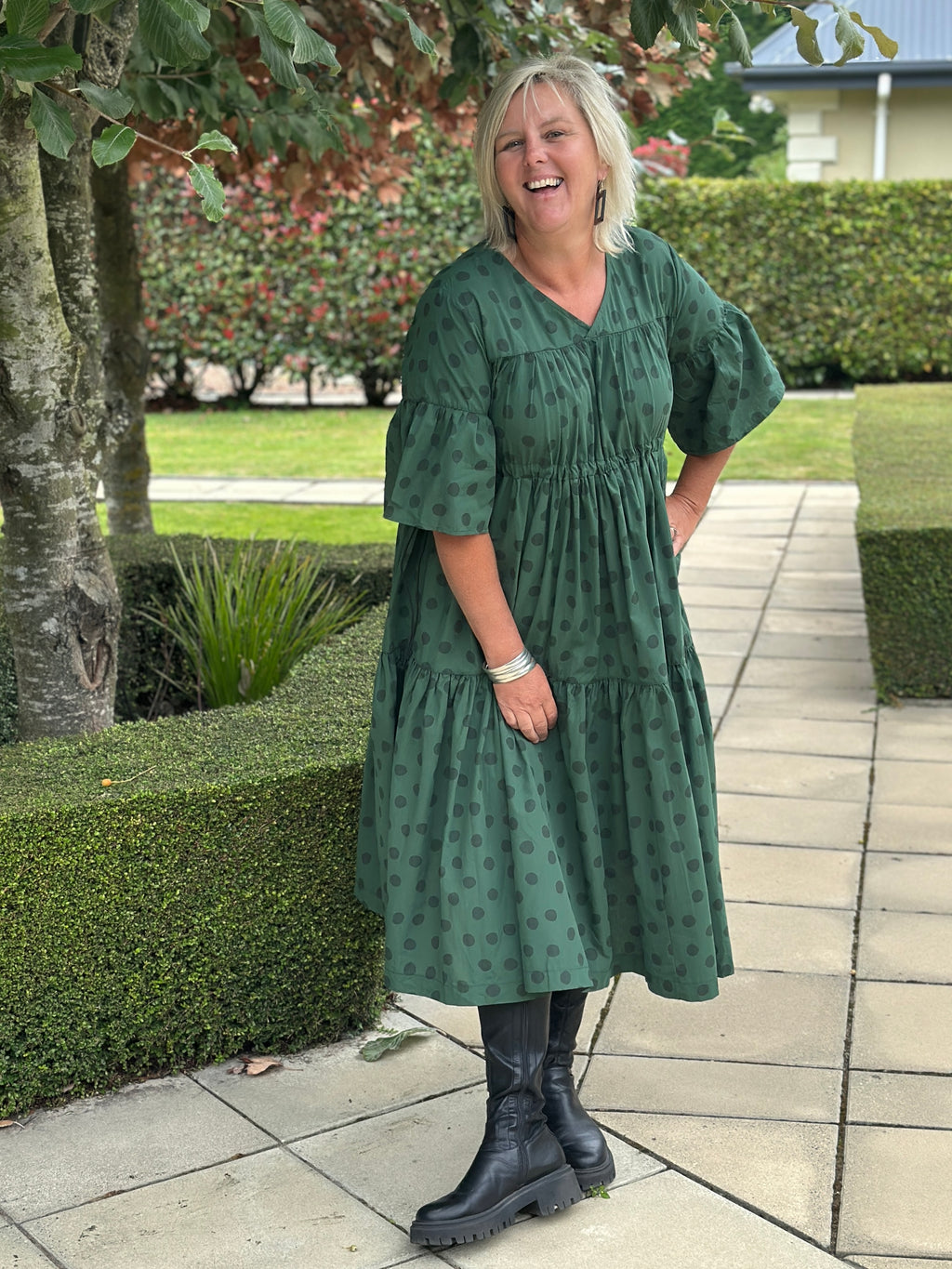 Premium Dress Green Spot