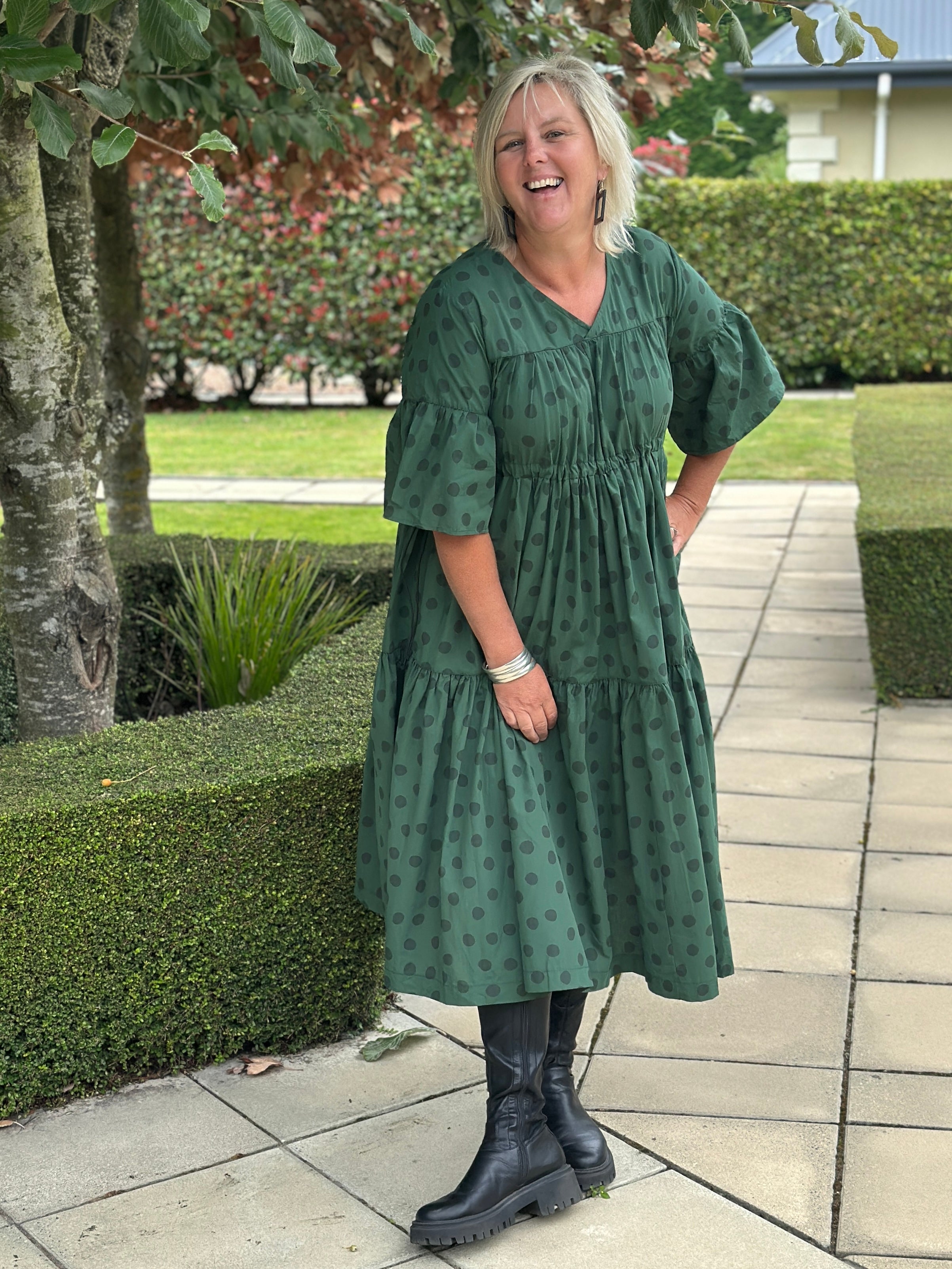 Premium Dress Green Spot