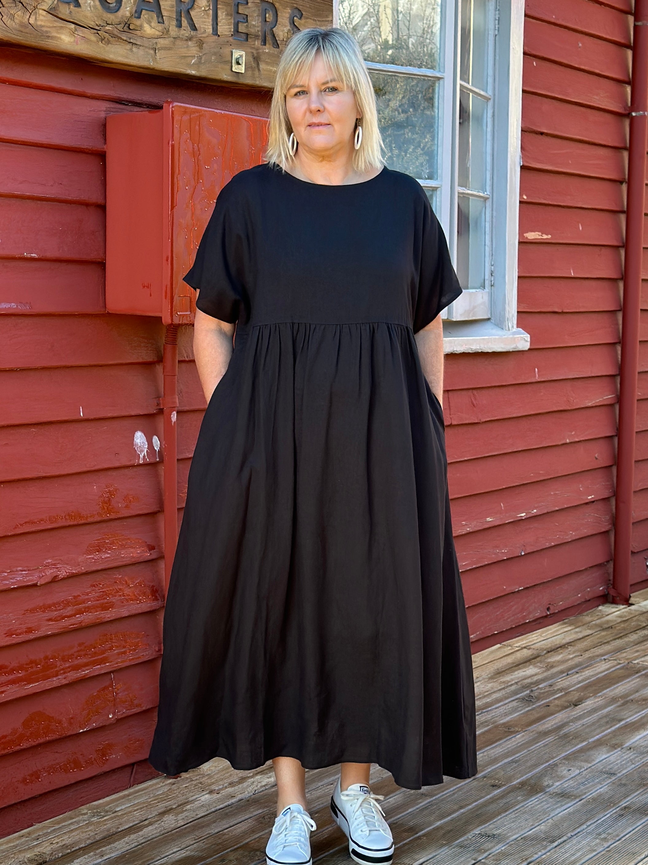 Hudson Maxi Dress -Black