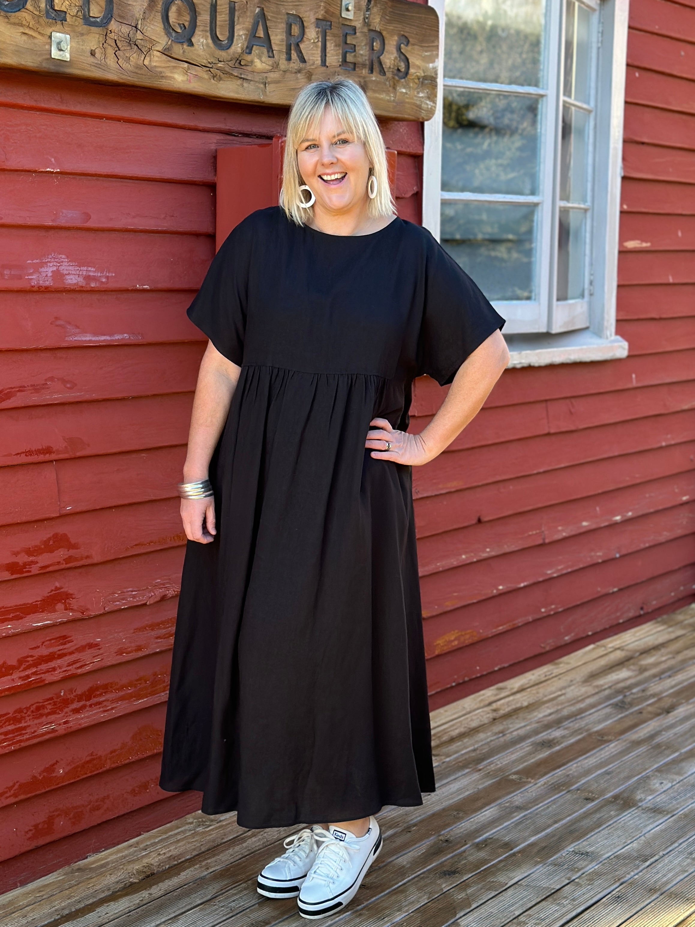 Hudson Maxi Dress -Black
