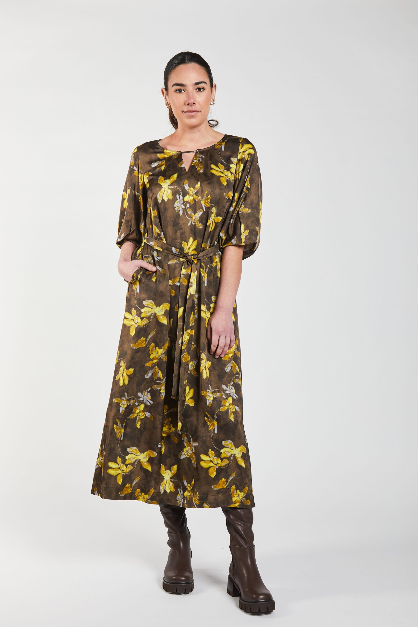 Wild Orchid Shift Dress