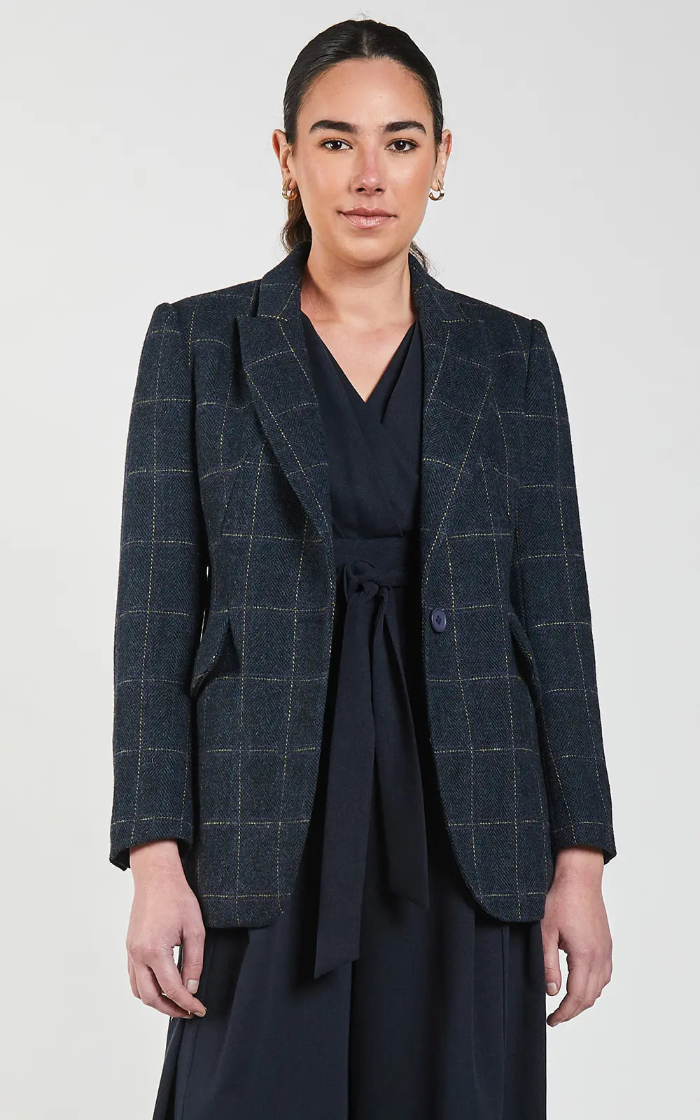 Shamrock Plaid Blazer