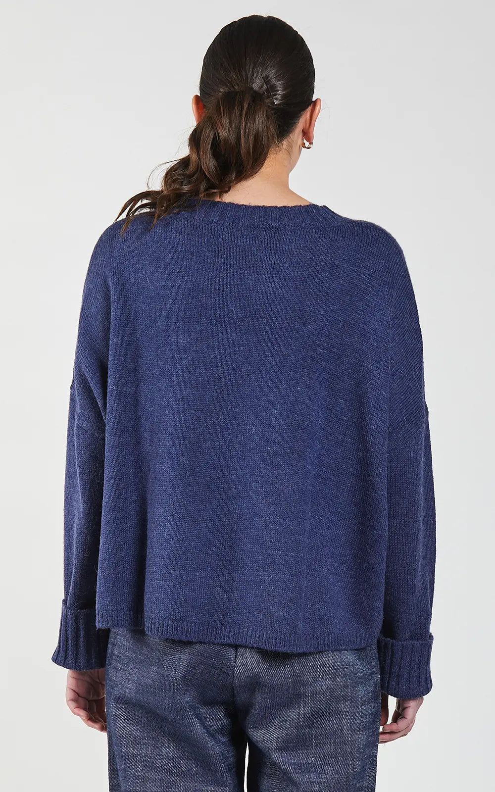 Beaucoup Oversized Sweater - Denim