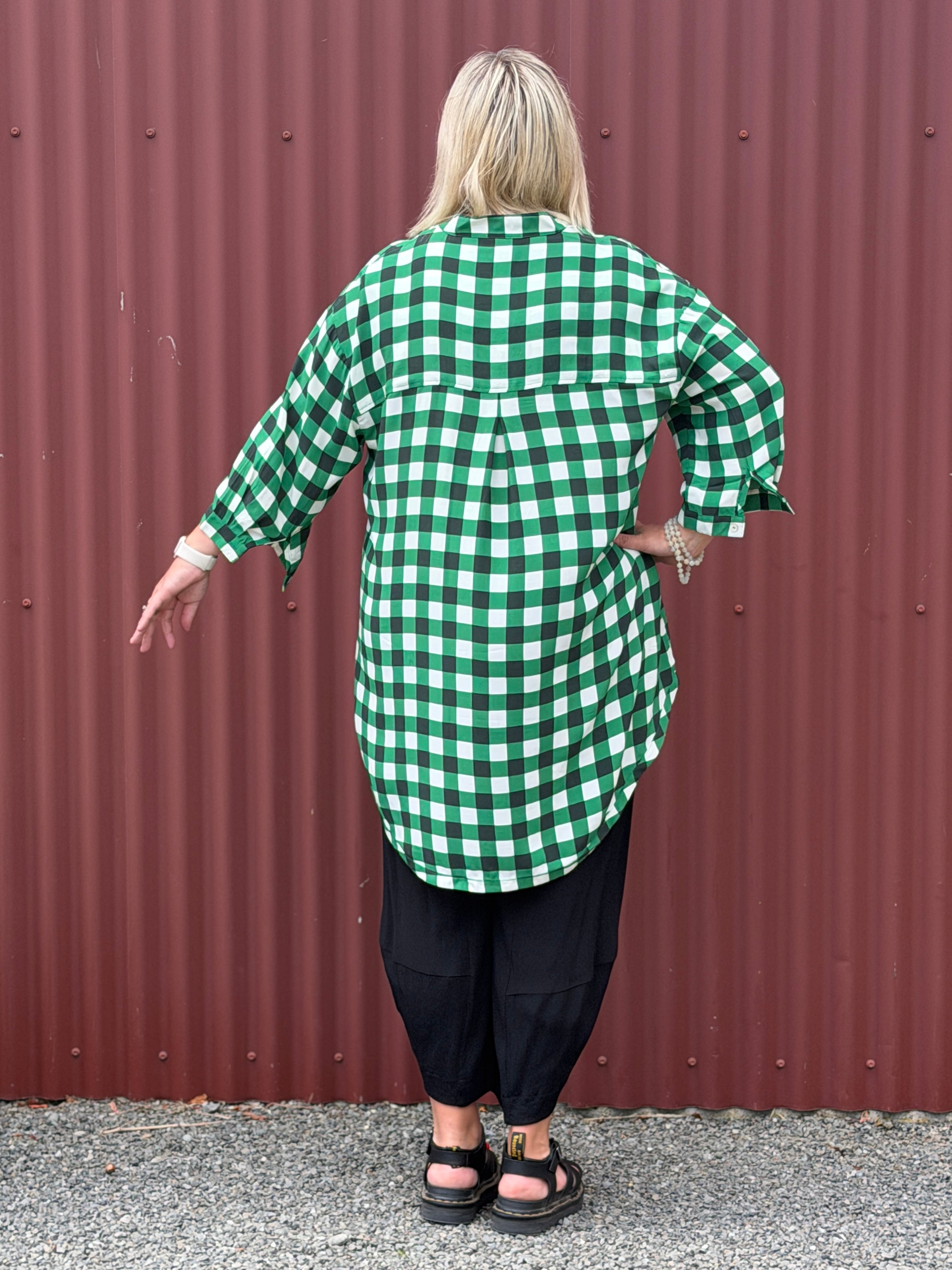 Venice Shirt - Green Check