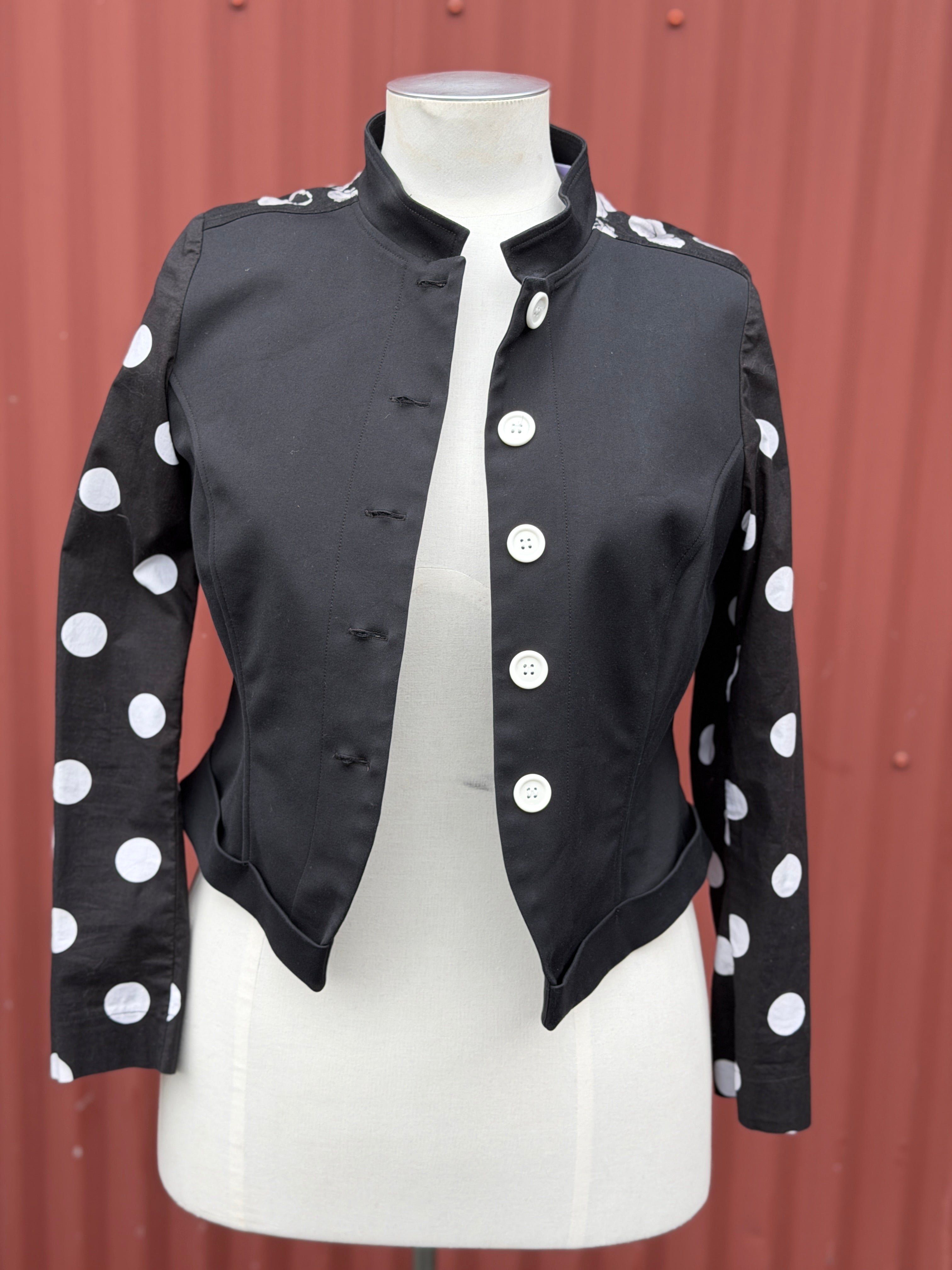 Obi Black and White Jacket -Size 14