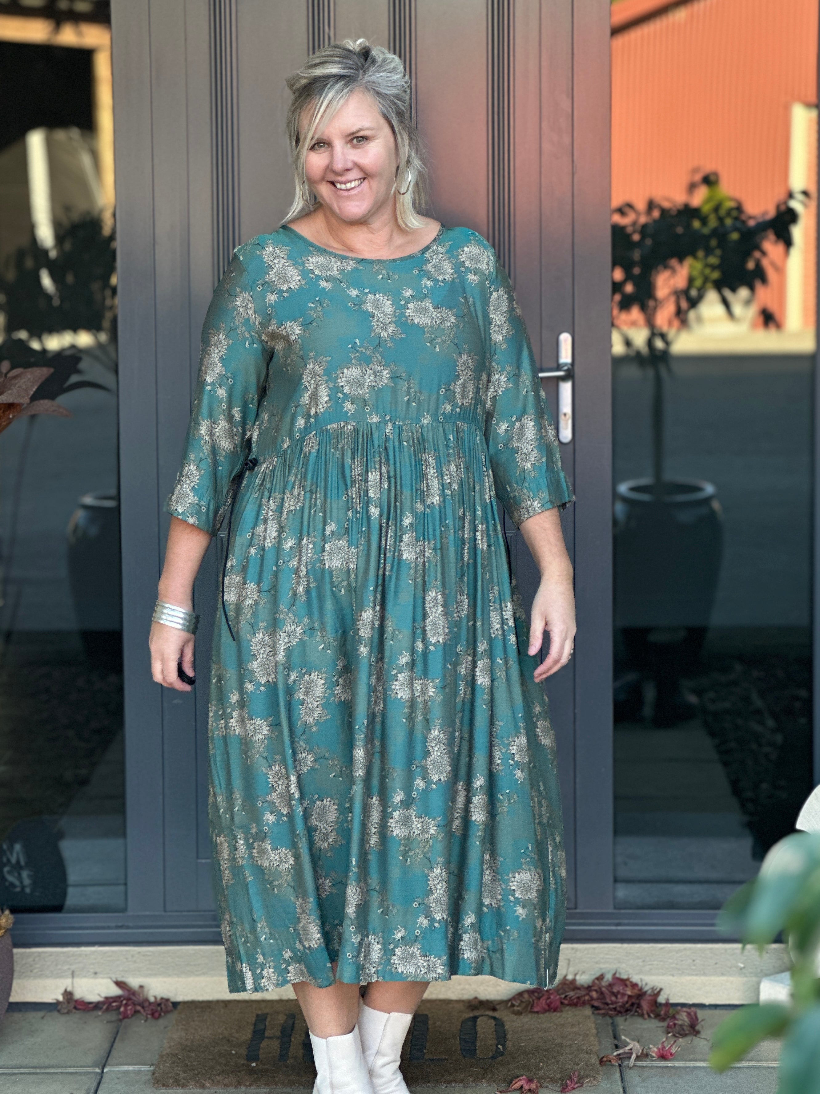 Tarbana Dress -Japanese Mint