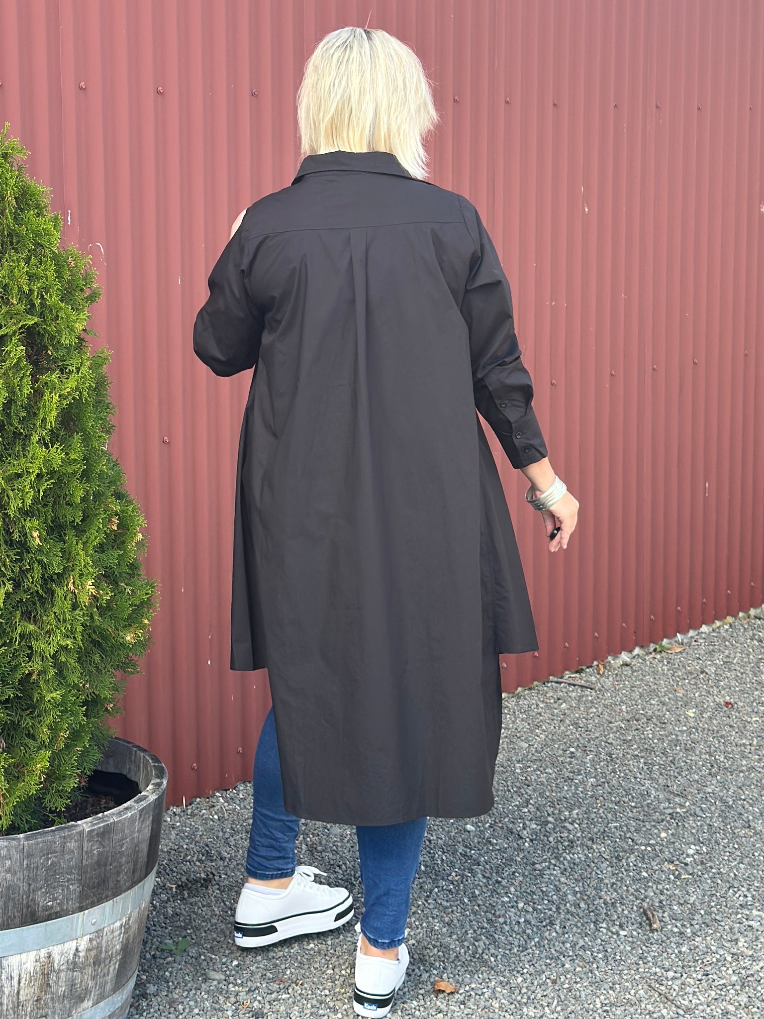 Black Gored Shirt