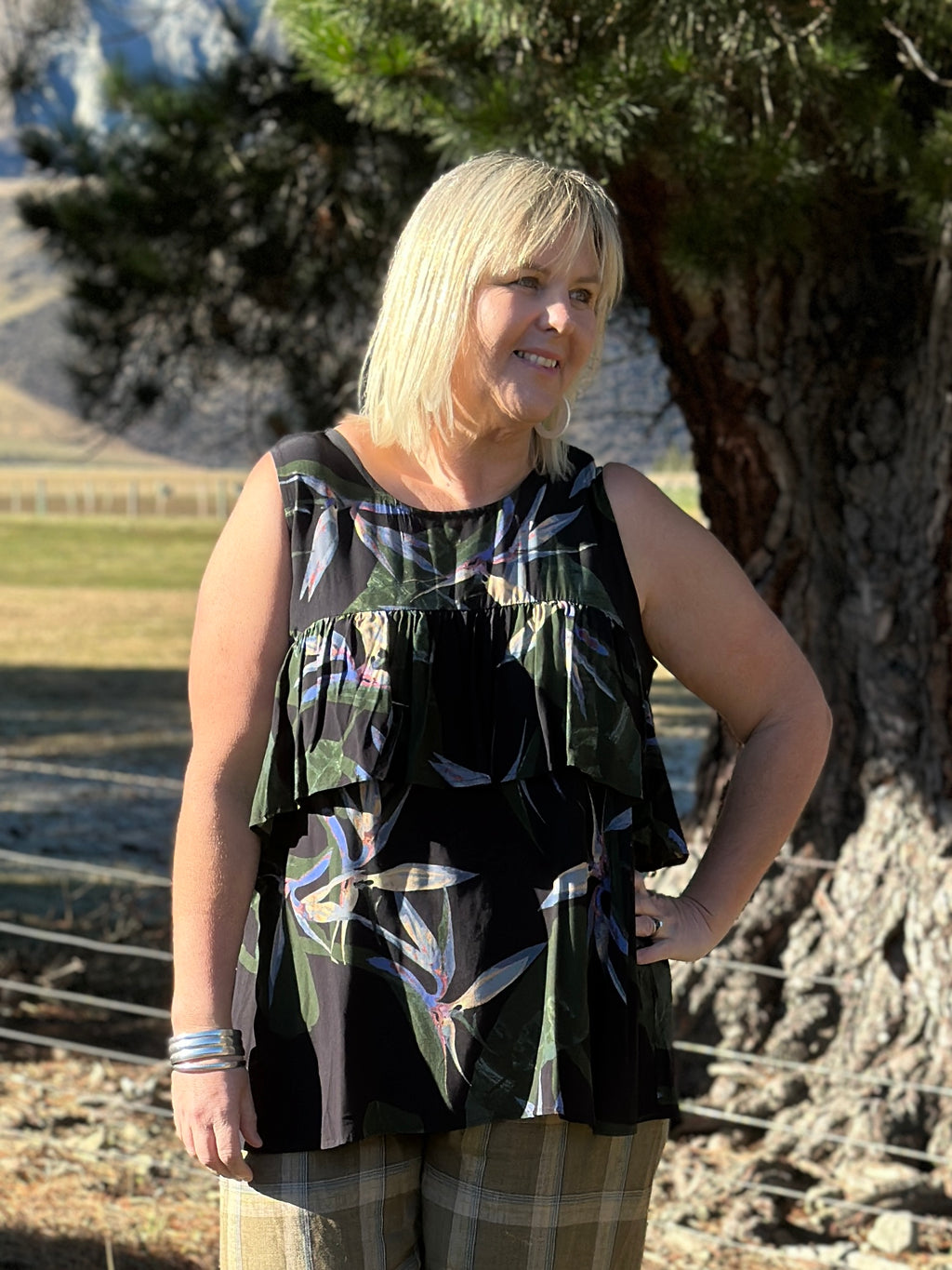 Paradise Flounce Top
