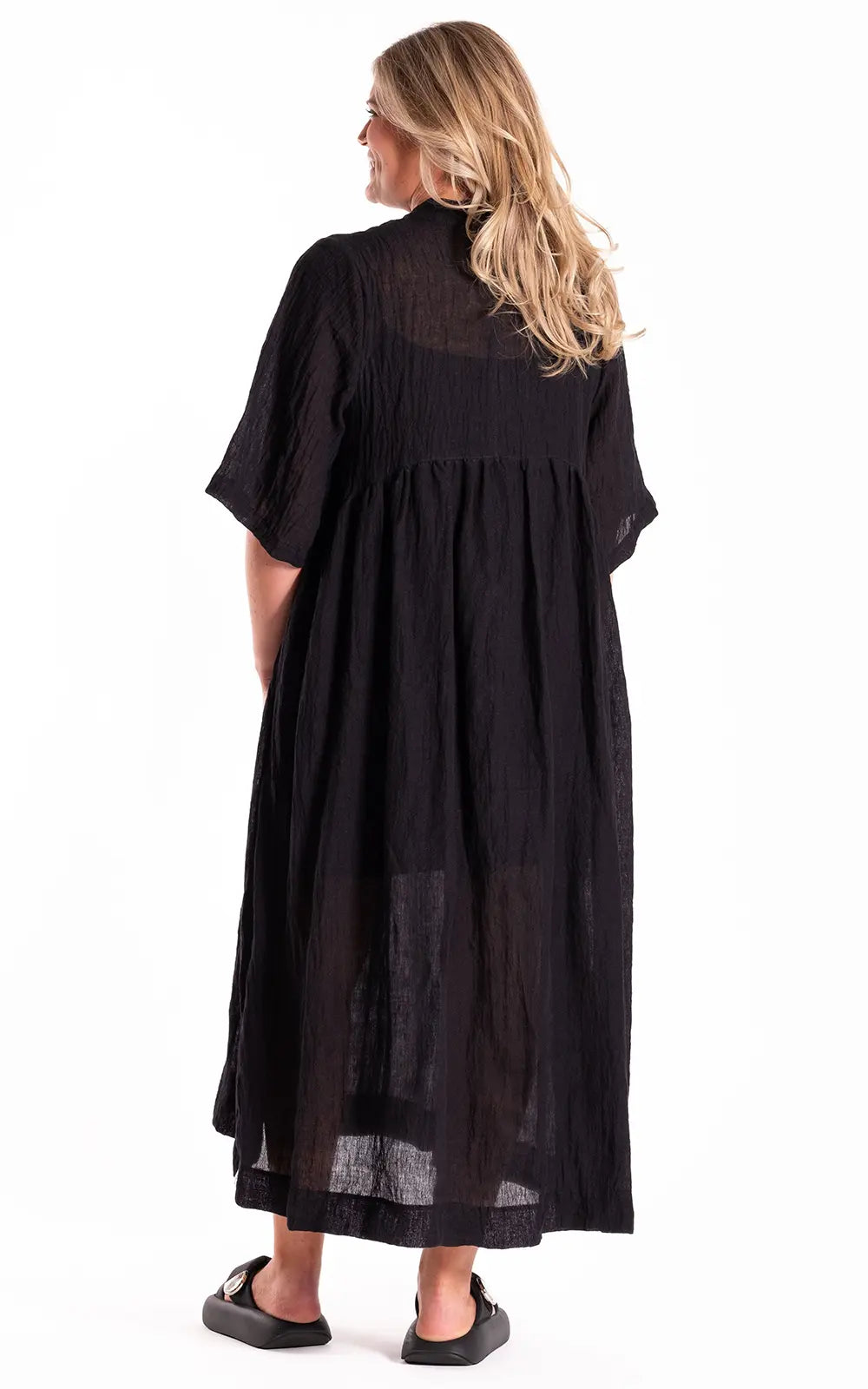 Brylee Dress - Black Flax