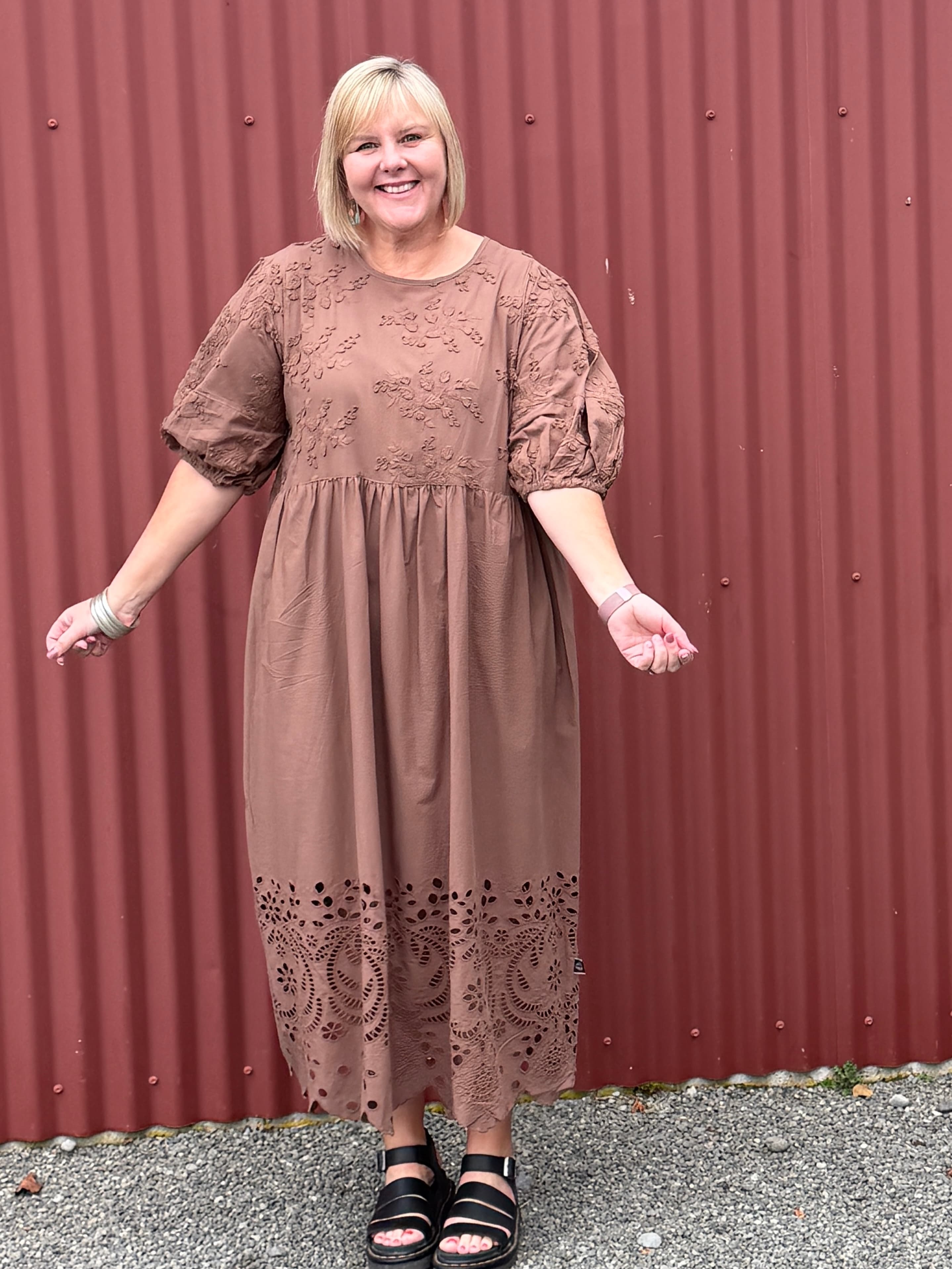 Brie Dress | Antique Clay