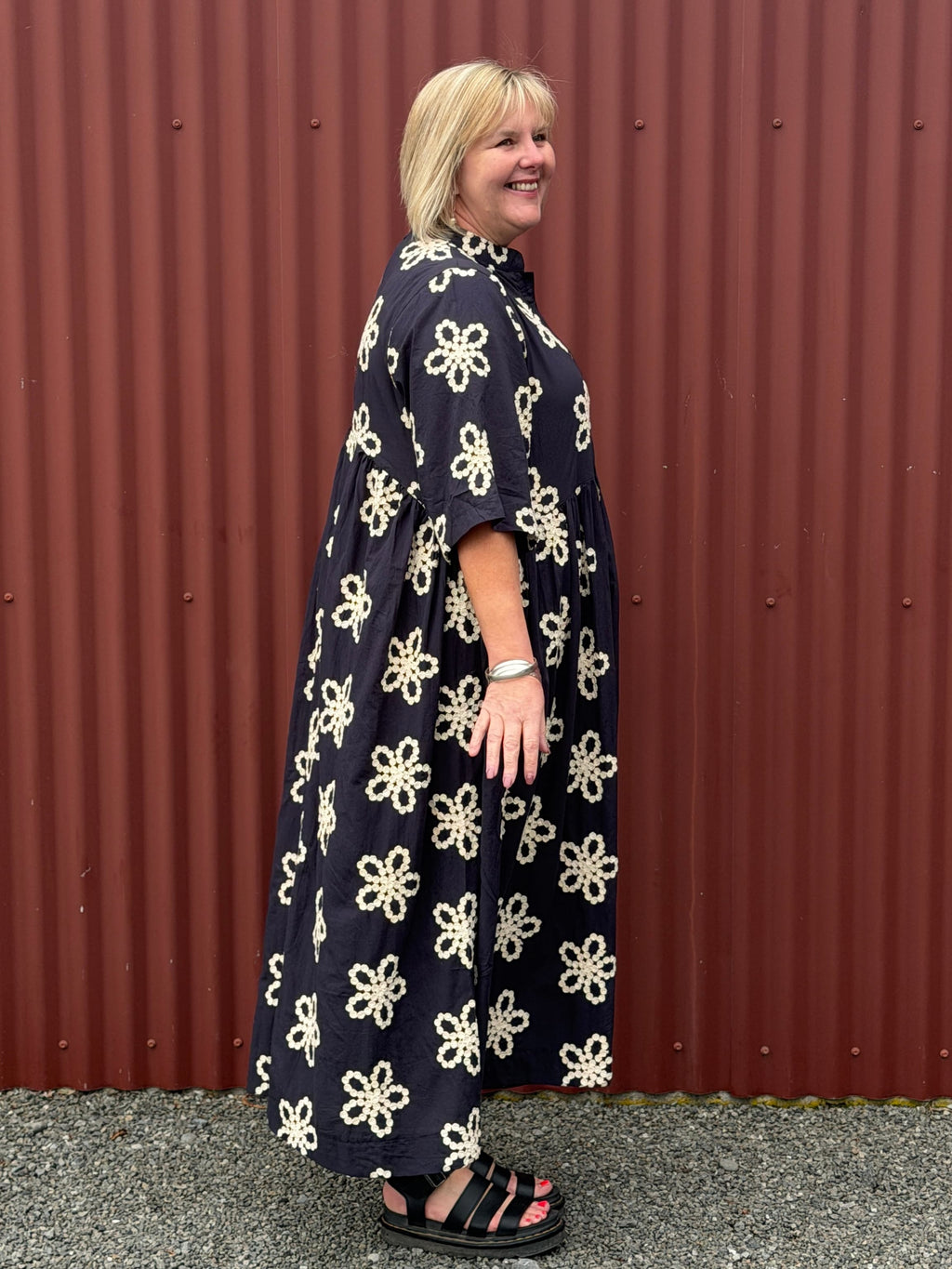 Brylee Dress | Embroidered Field