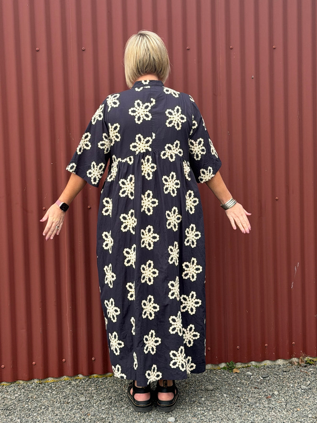 Brylee Dress | Embroidered Field