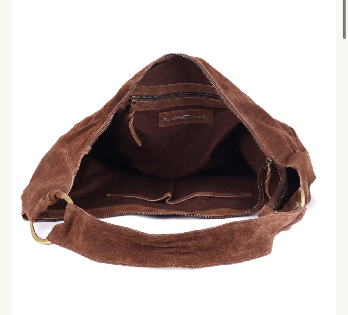 CYNTHIA suede Chocolate Bag