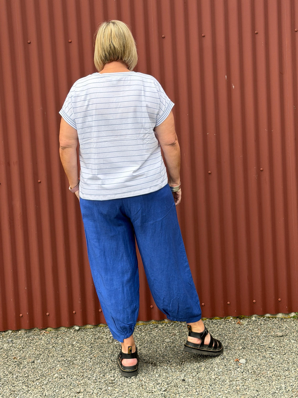 Stitch Pants | Cobalt Blue