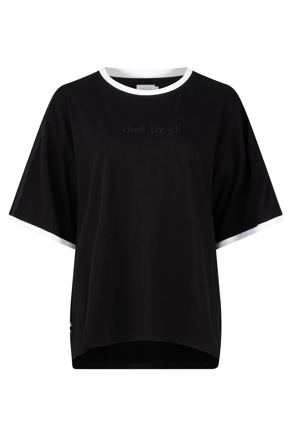 Contra Tee -Black /Ivory Trim