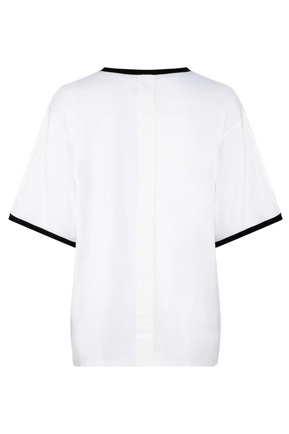Contra Tee -Ivory/Black Trim