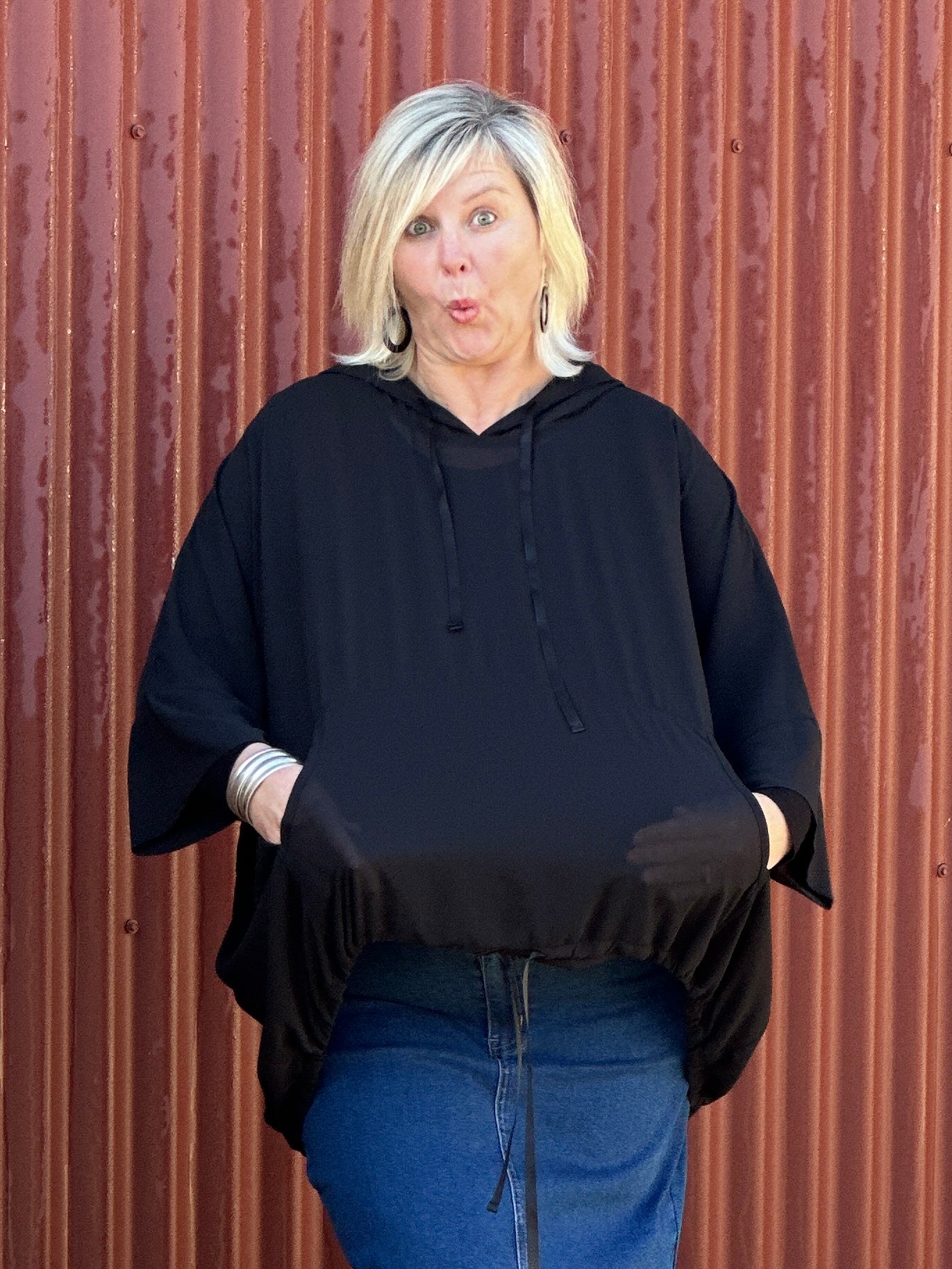 Chiffon Hoodie