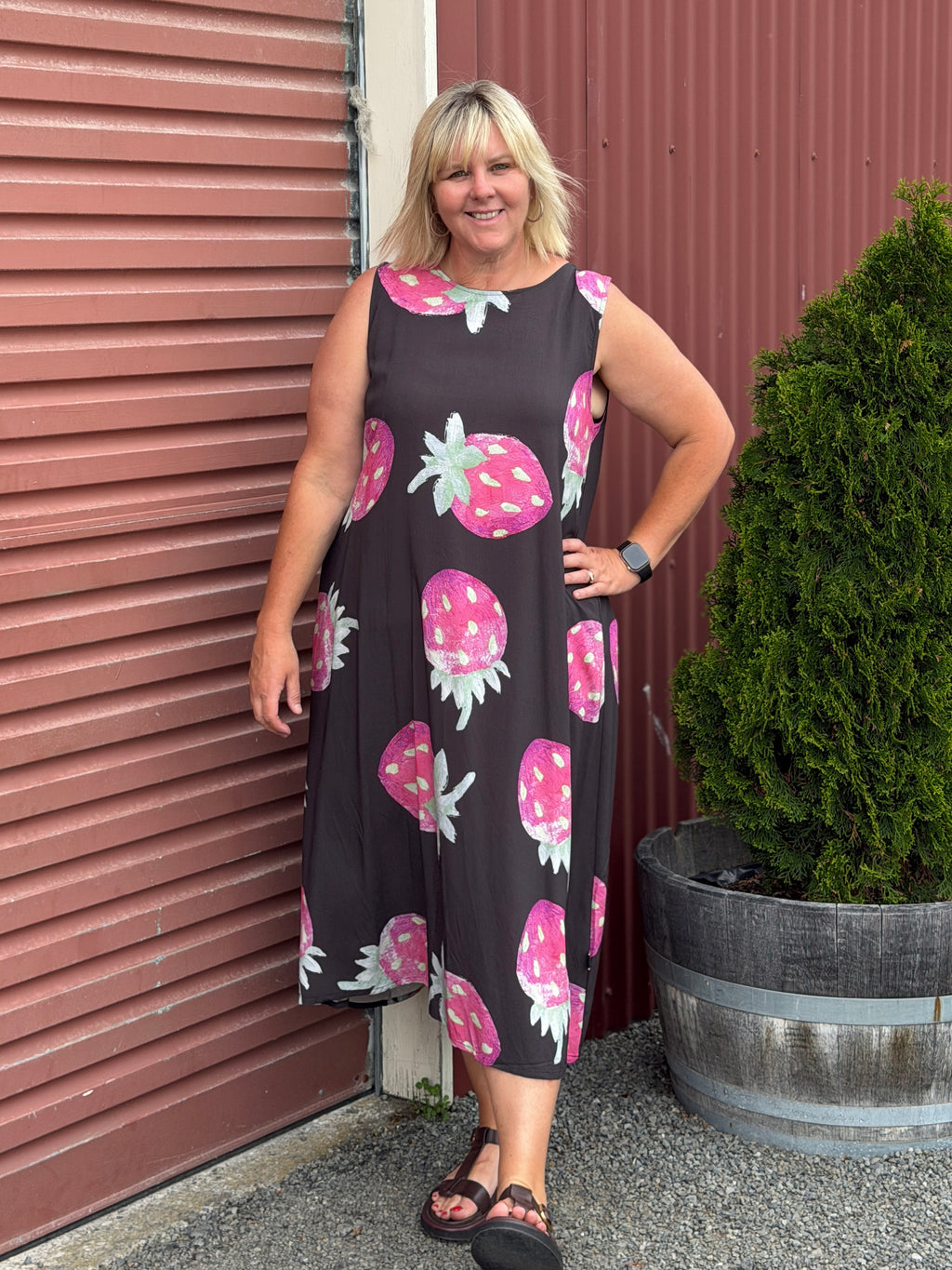 Tasmin Dress -Strawberry Fields