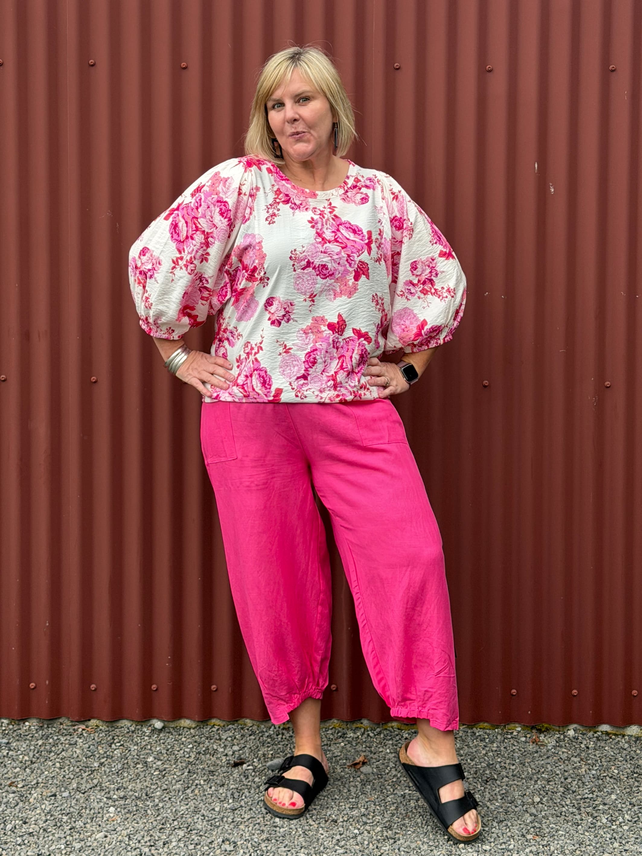 Stitch Pants | Pink