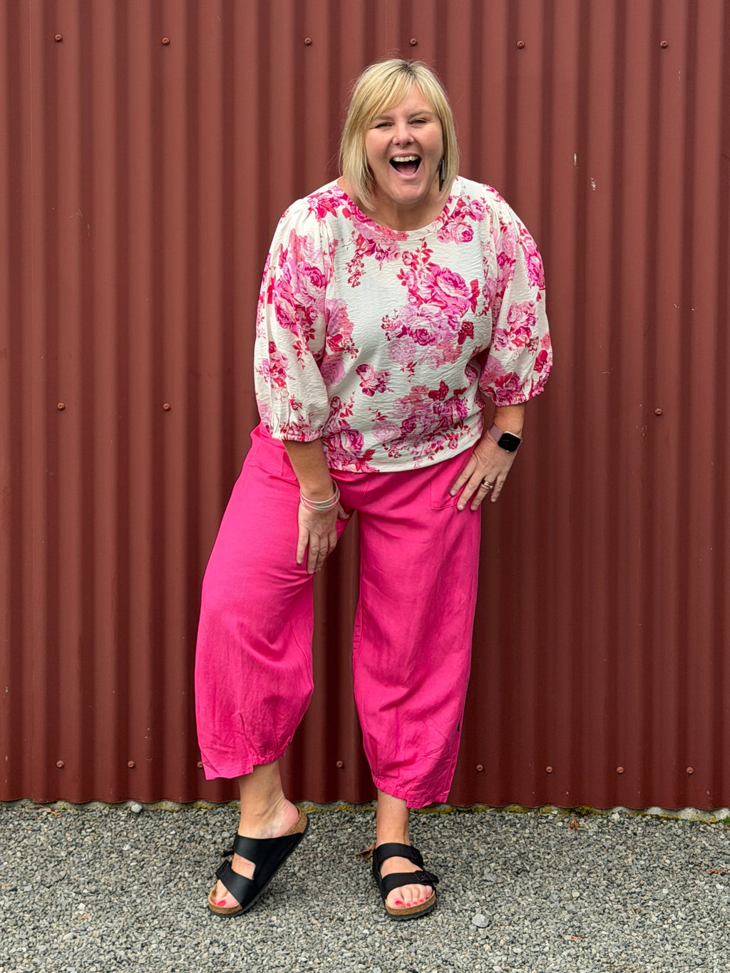 Stitch Pants | Pink