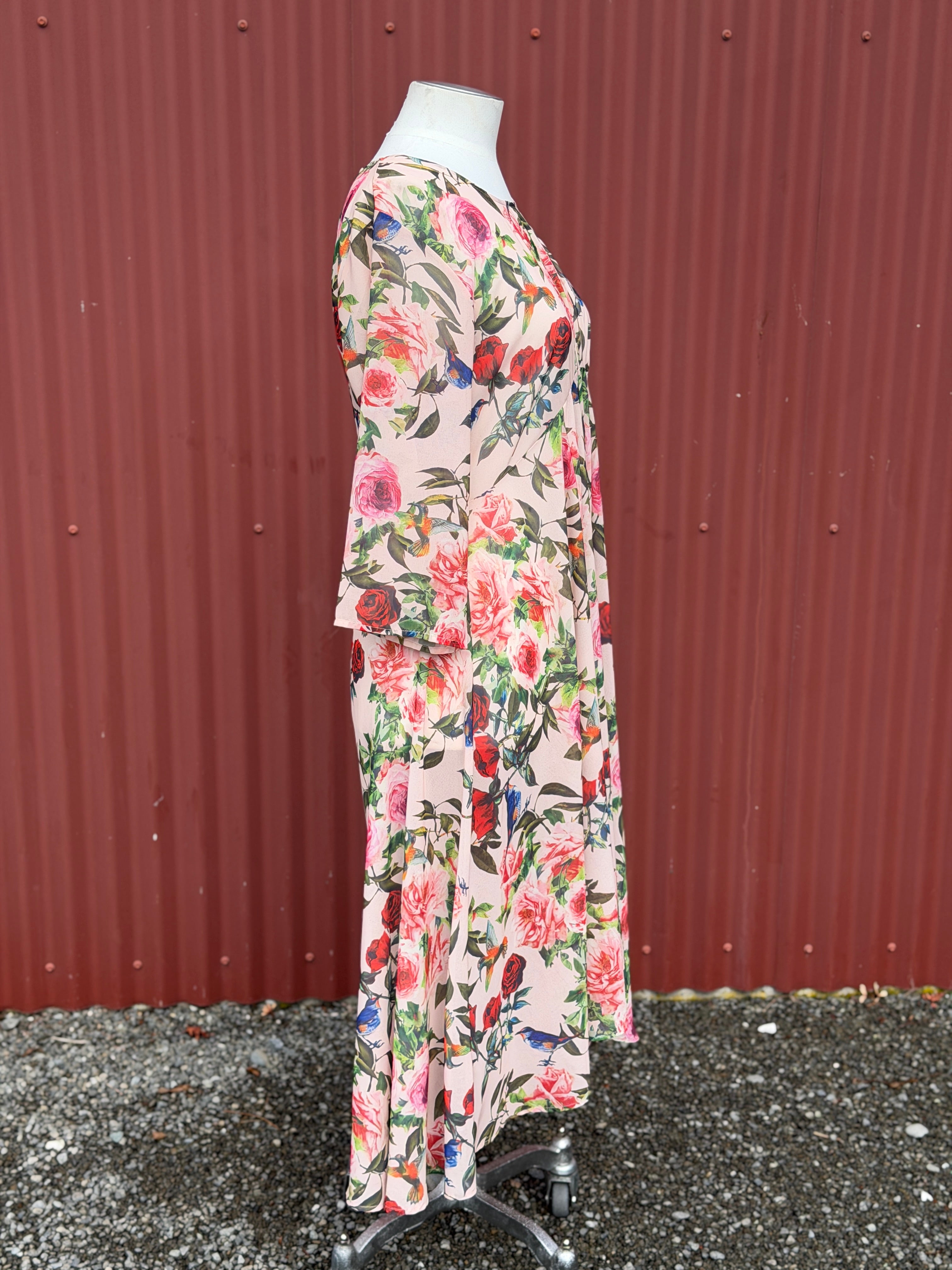 Jellicoe- Blush floral - Size XL