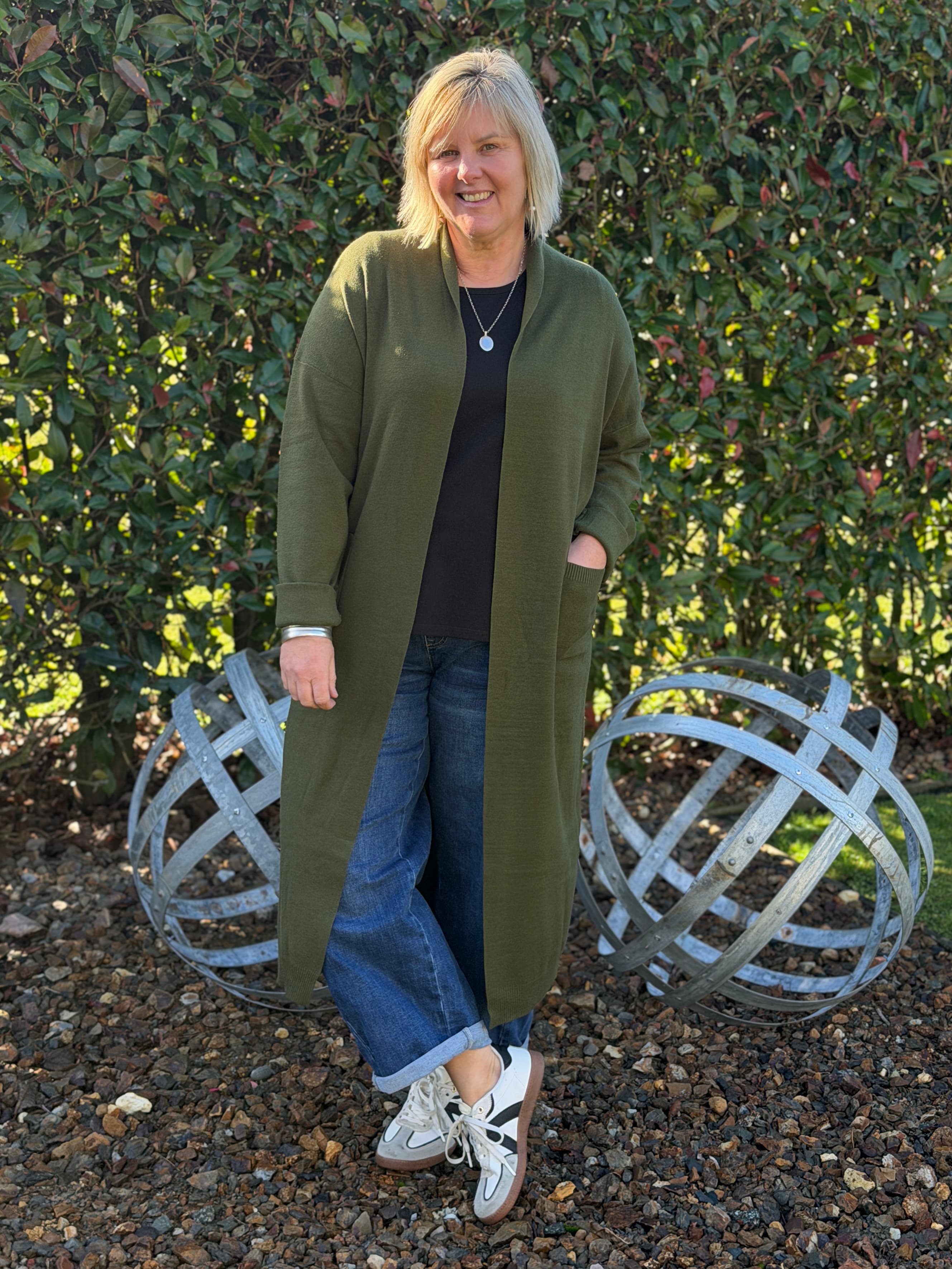 Maxine Cardi - Olive