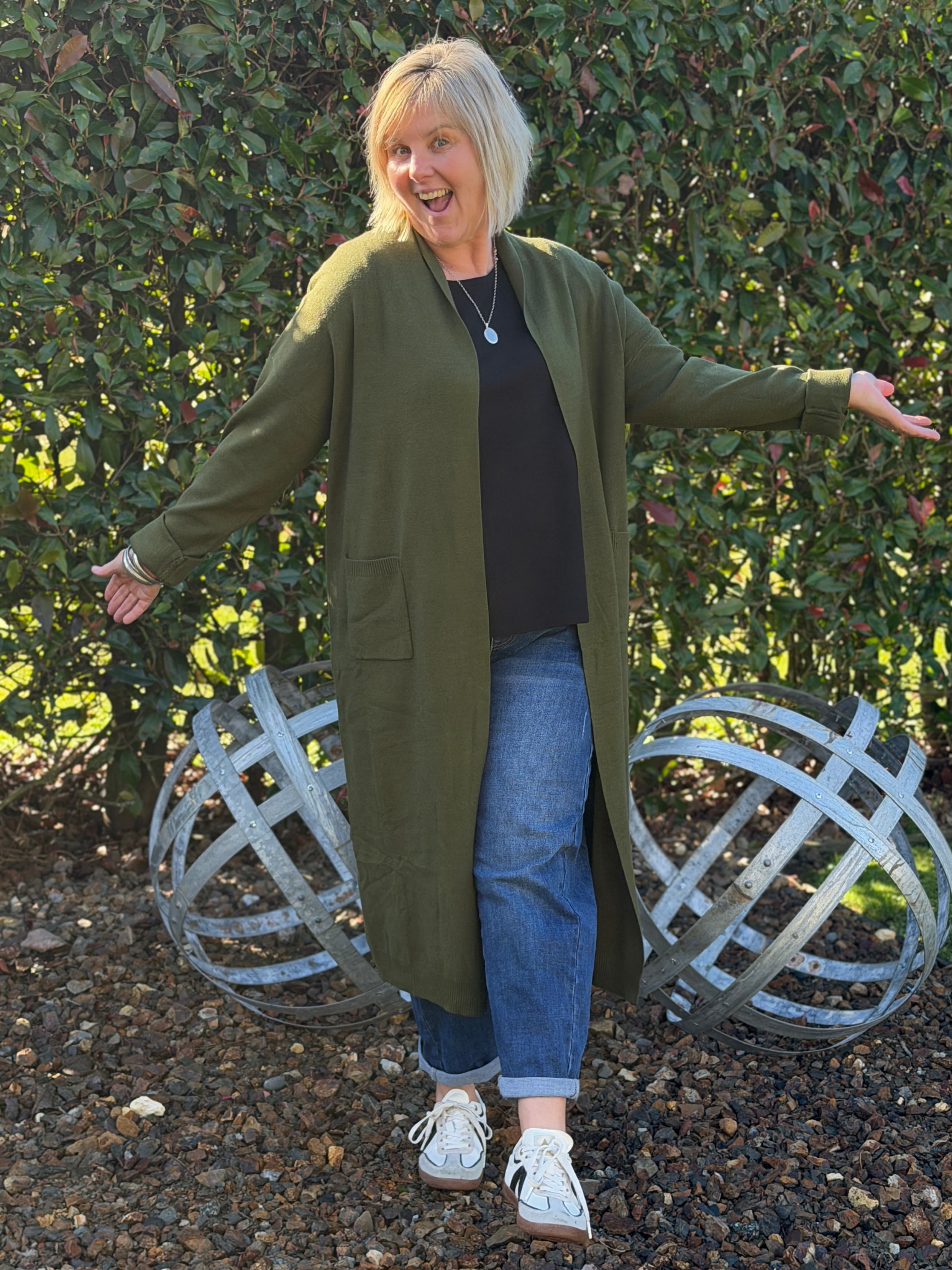 Maxine Cardi - Olive