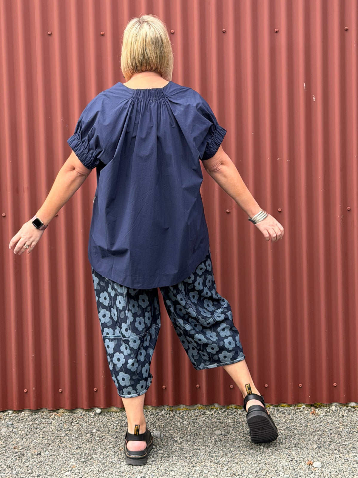 Lillie Pants Denim Daisy