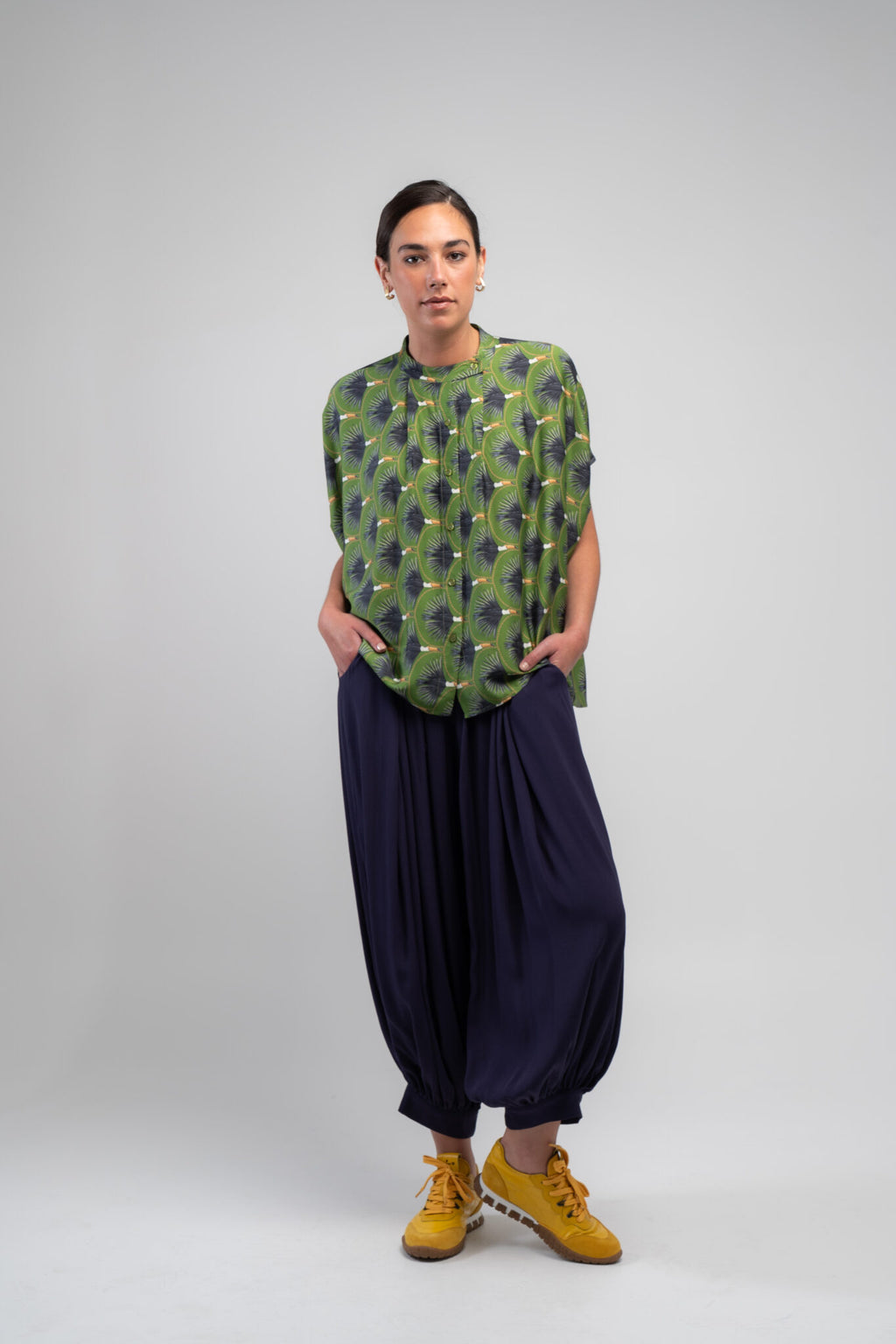 Silhouette Harem Pant | Black