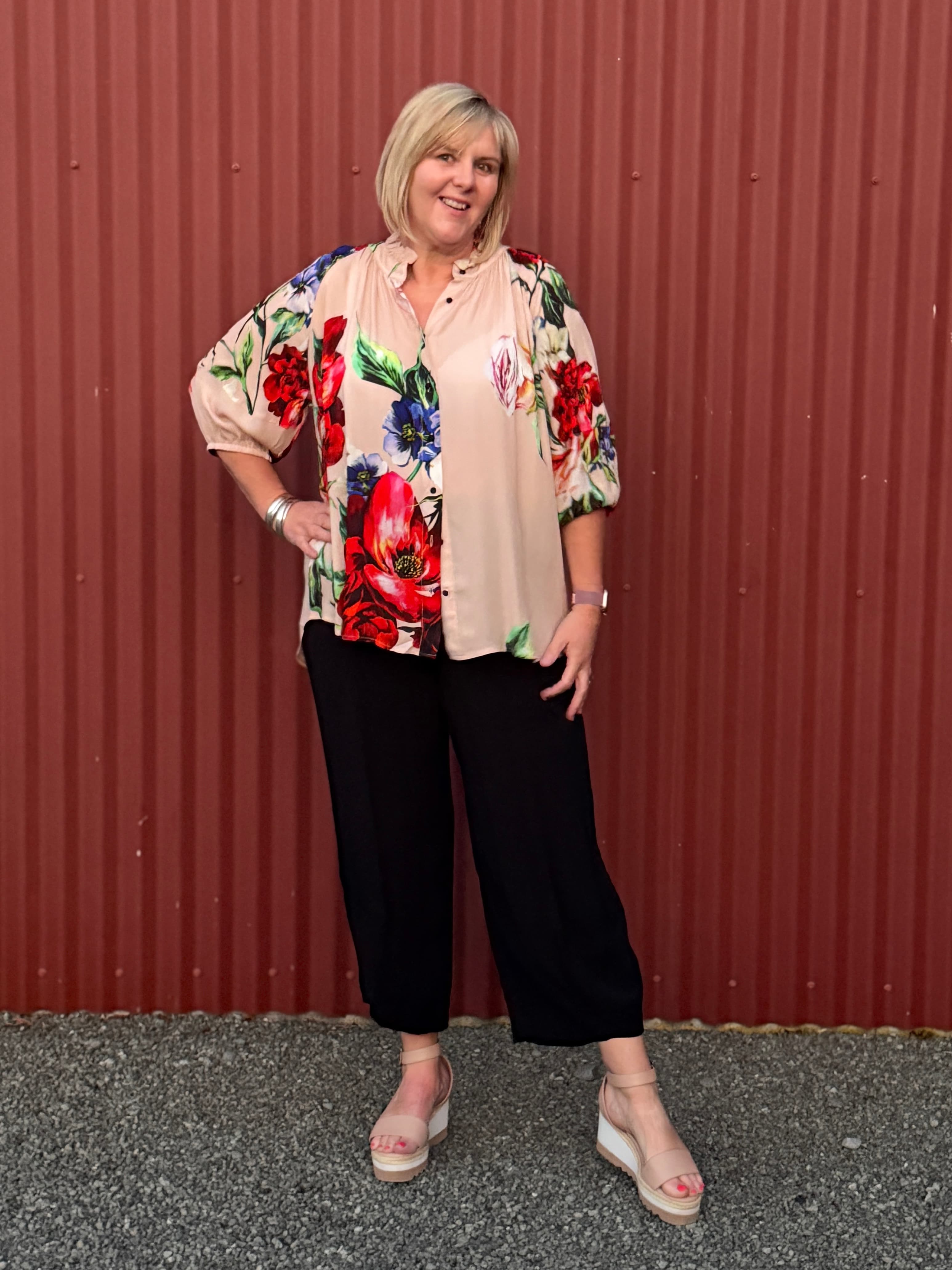 Delight Blouse | Dusky Petal