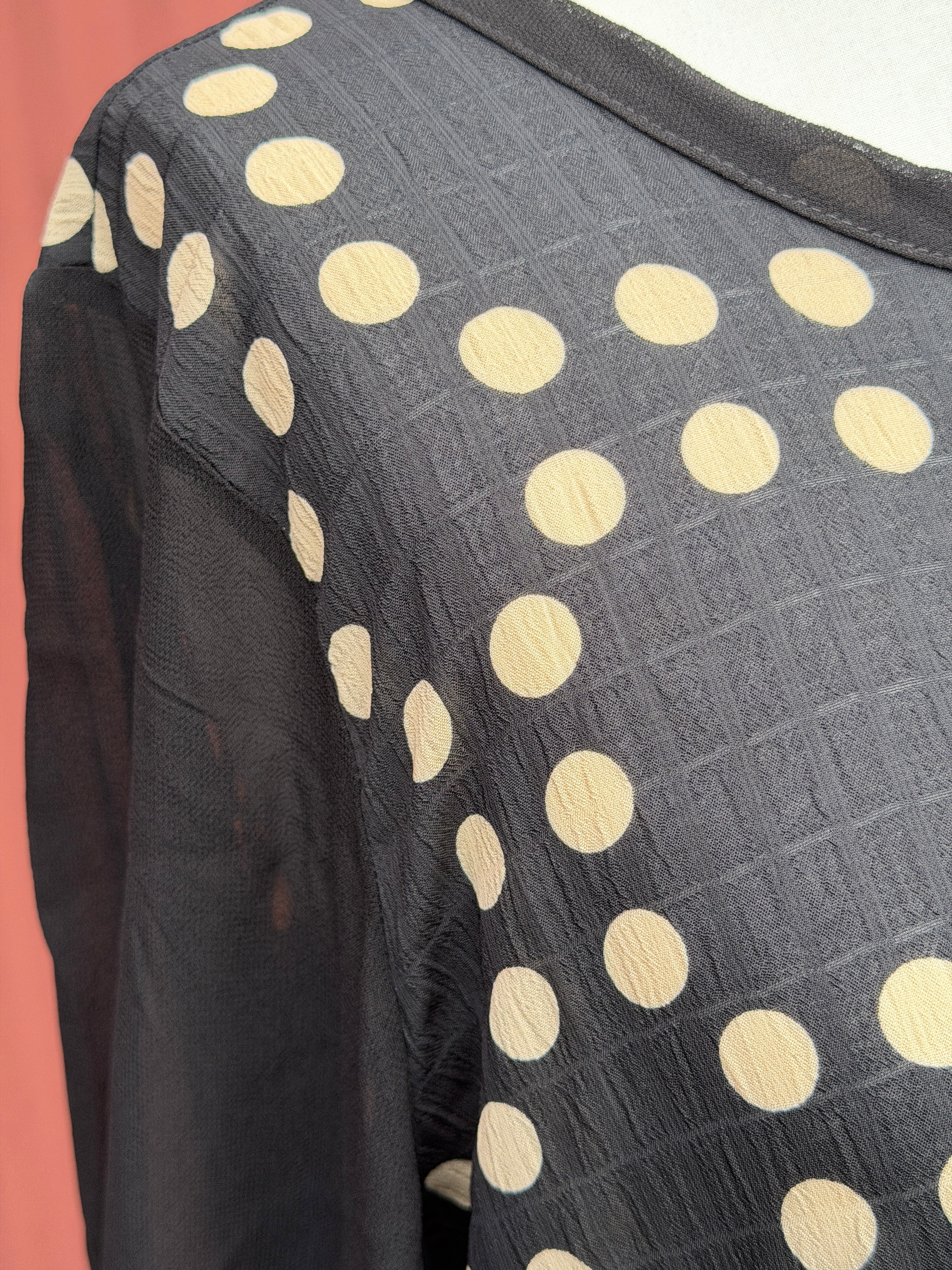 Jellicoe Black and Cream Dress - Size 2XL