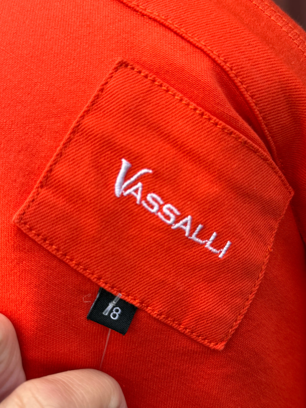 Vassalli Orange Jacket -Size 18