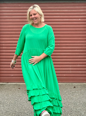 Borderline Dress - Green