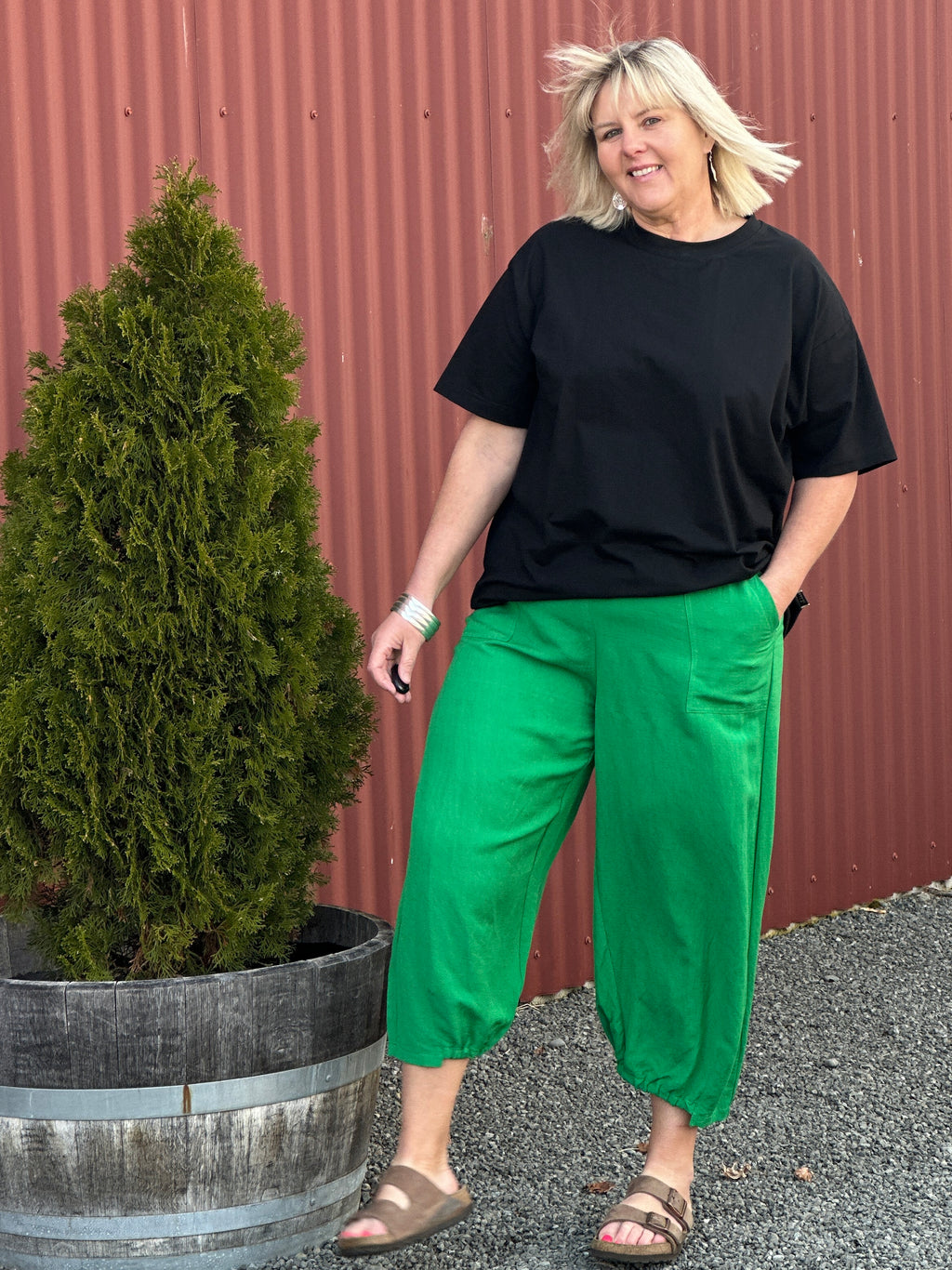 Oversized Box Tee - Black