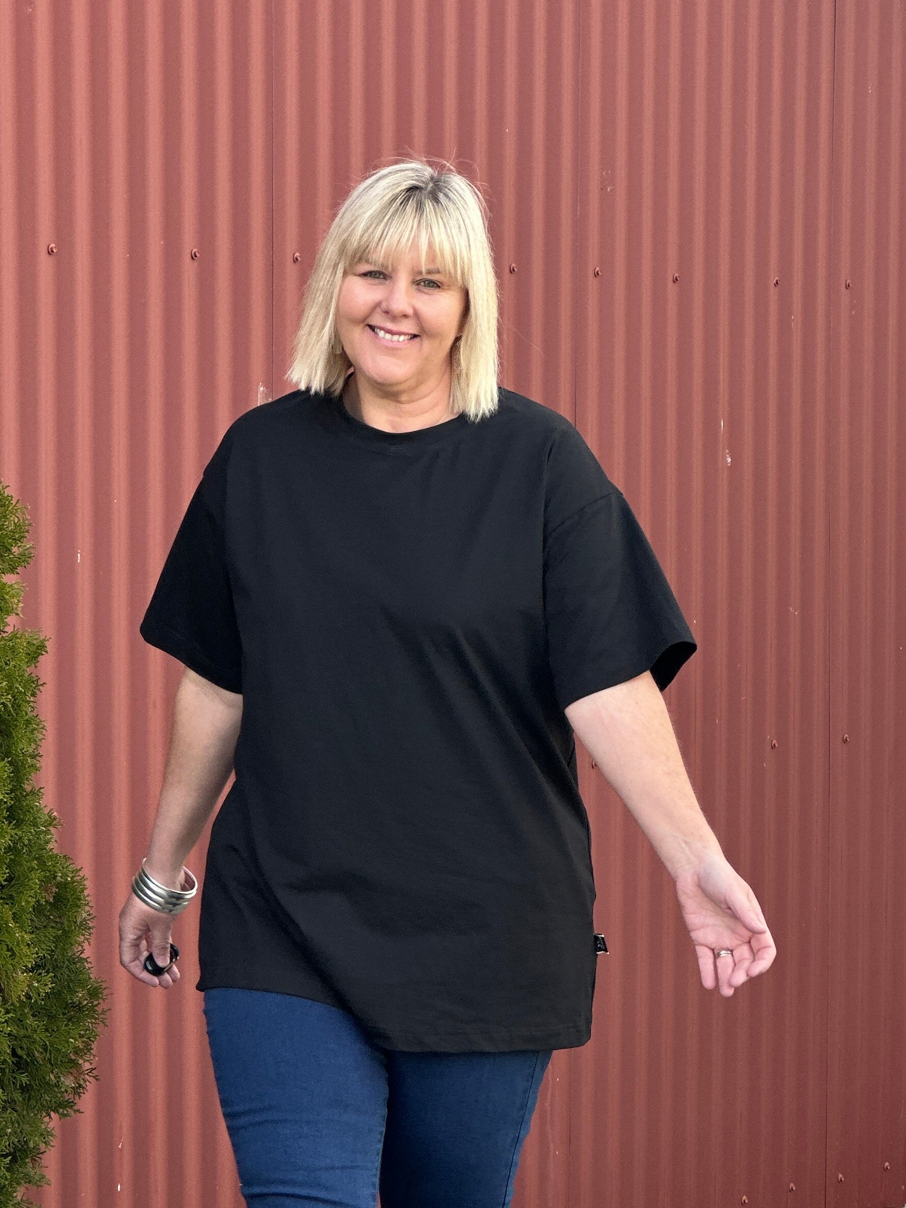 Oversized Box Tee - Black